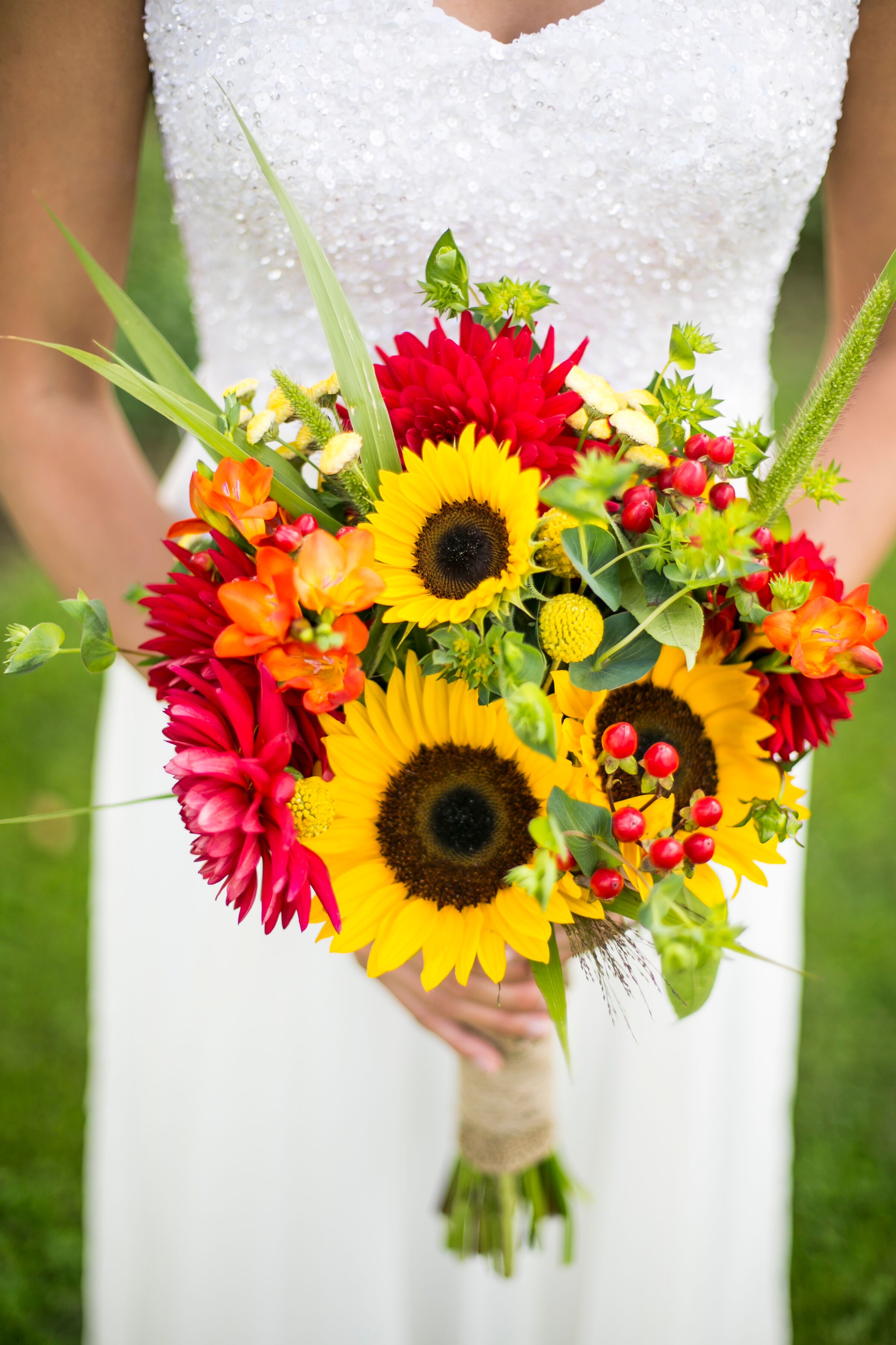 Daisies And Sunflowers Bouquet