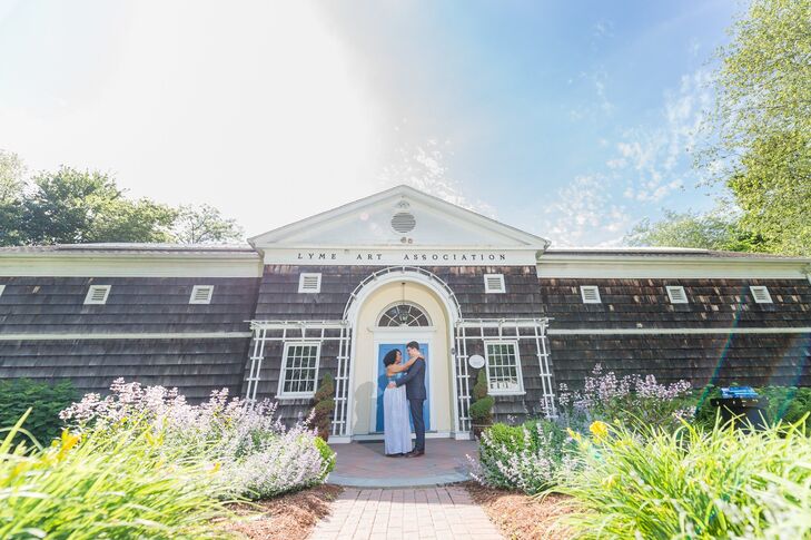 A Lyme  Art Association Wedding  in Old  Lyme  Connecticut 