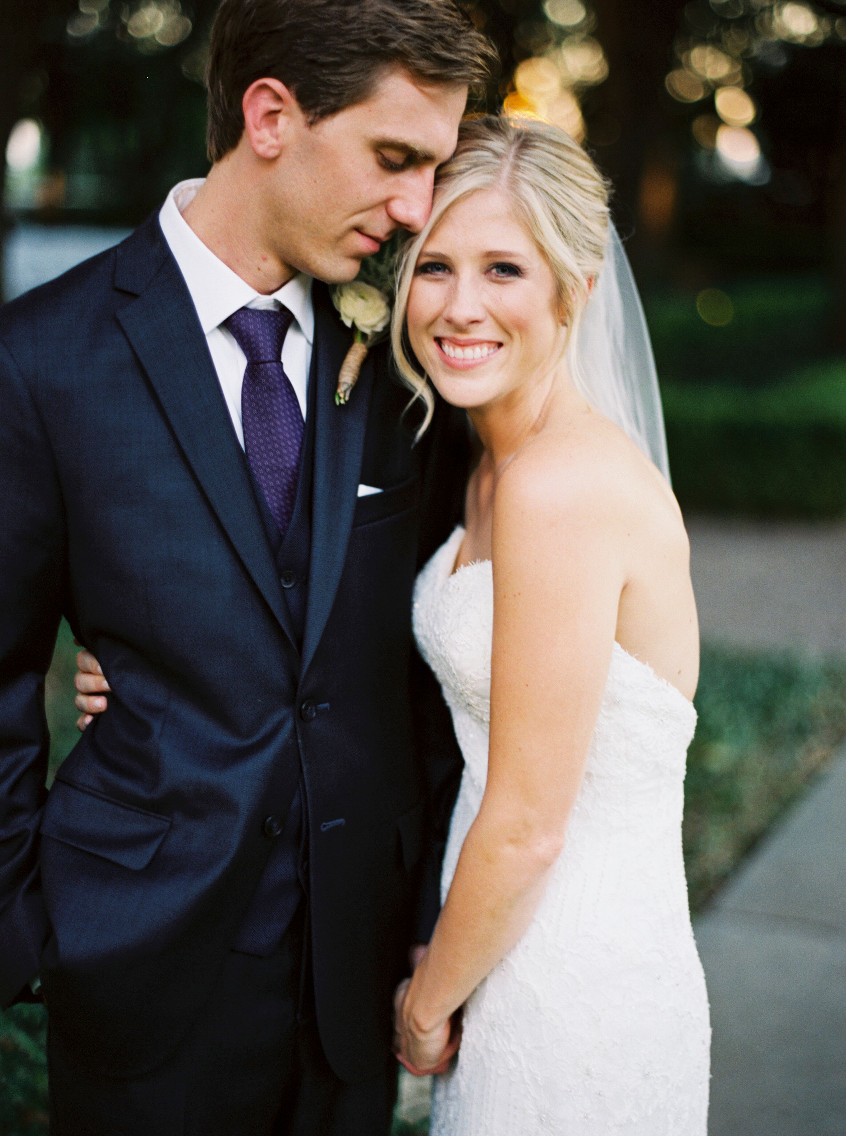 Waltz Length Veil with Lace Appliqués