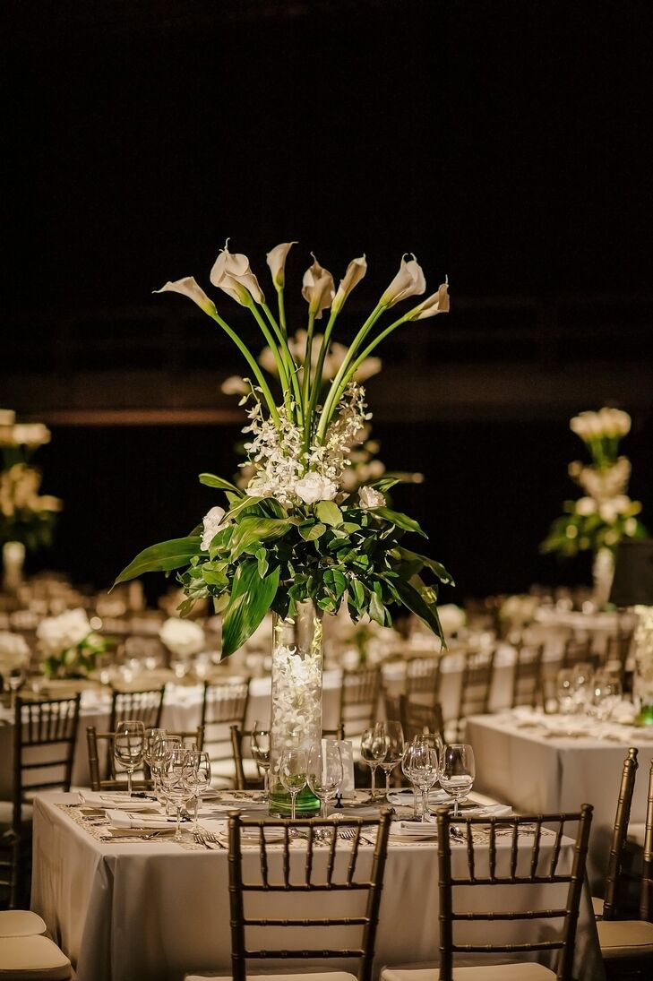 Tall Calla Lily Centerpiece