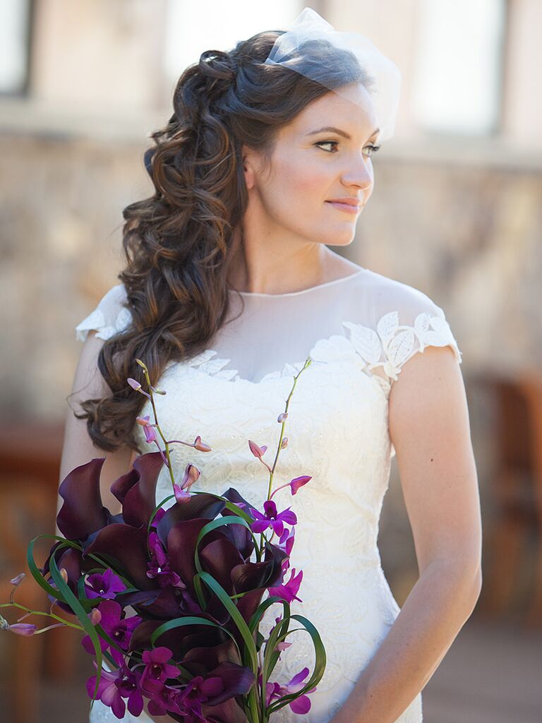 20 wedding hairstyles for long hair with veils