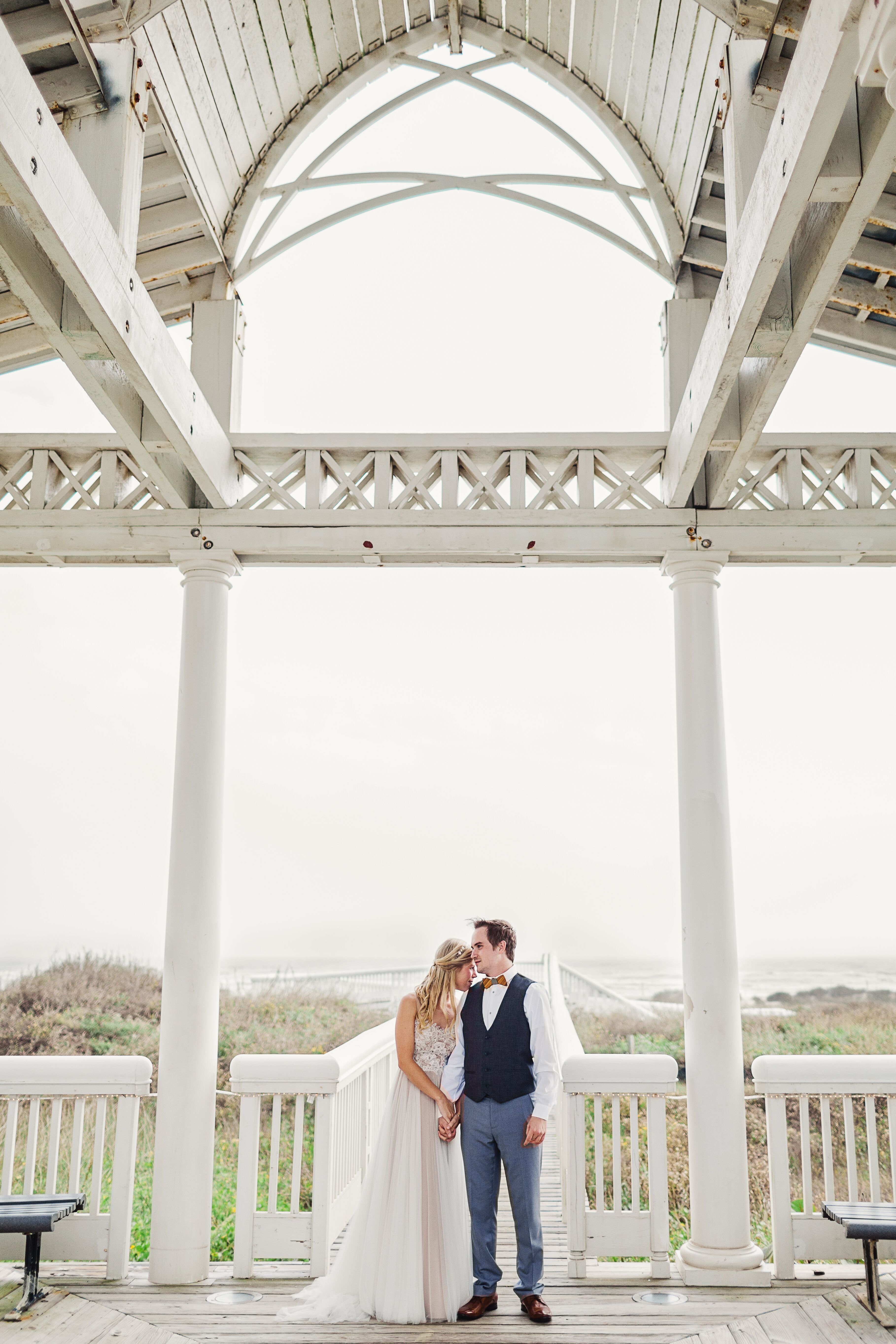 A DIY Winter Wedding at Garten Verein in Galveston, Texas