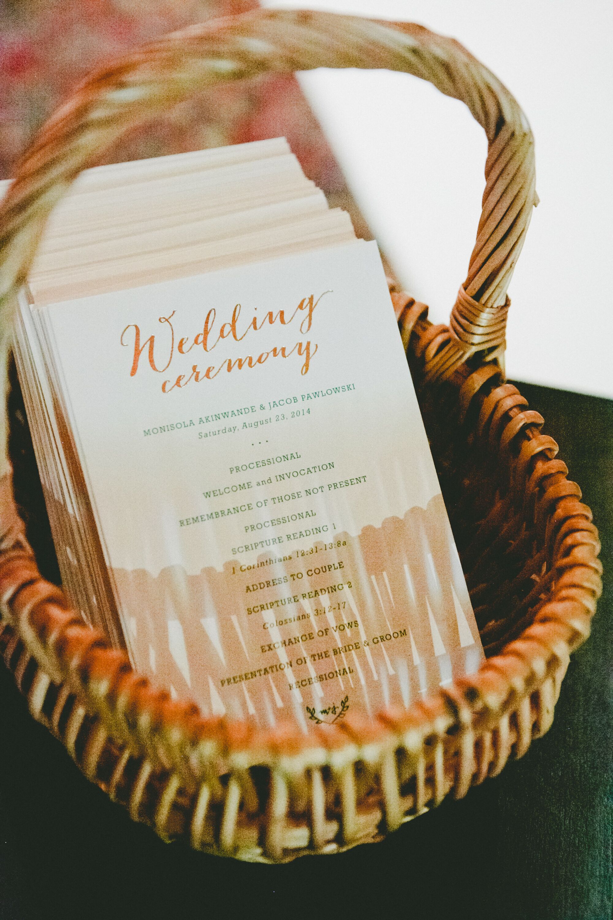 gold-wedding-ceremony-programs