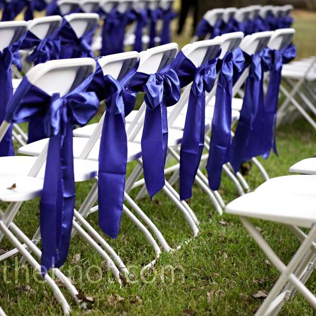 Outdoor Wedding Ceremony Chair Decor