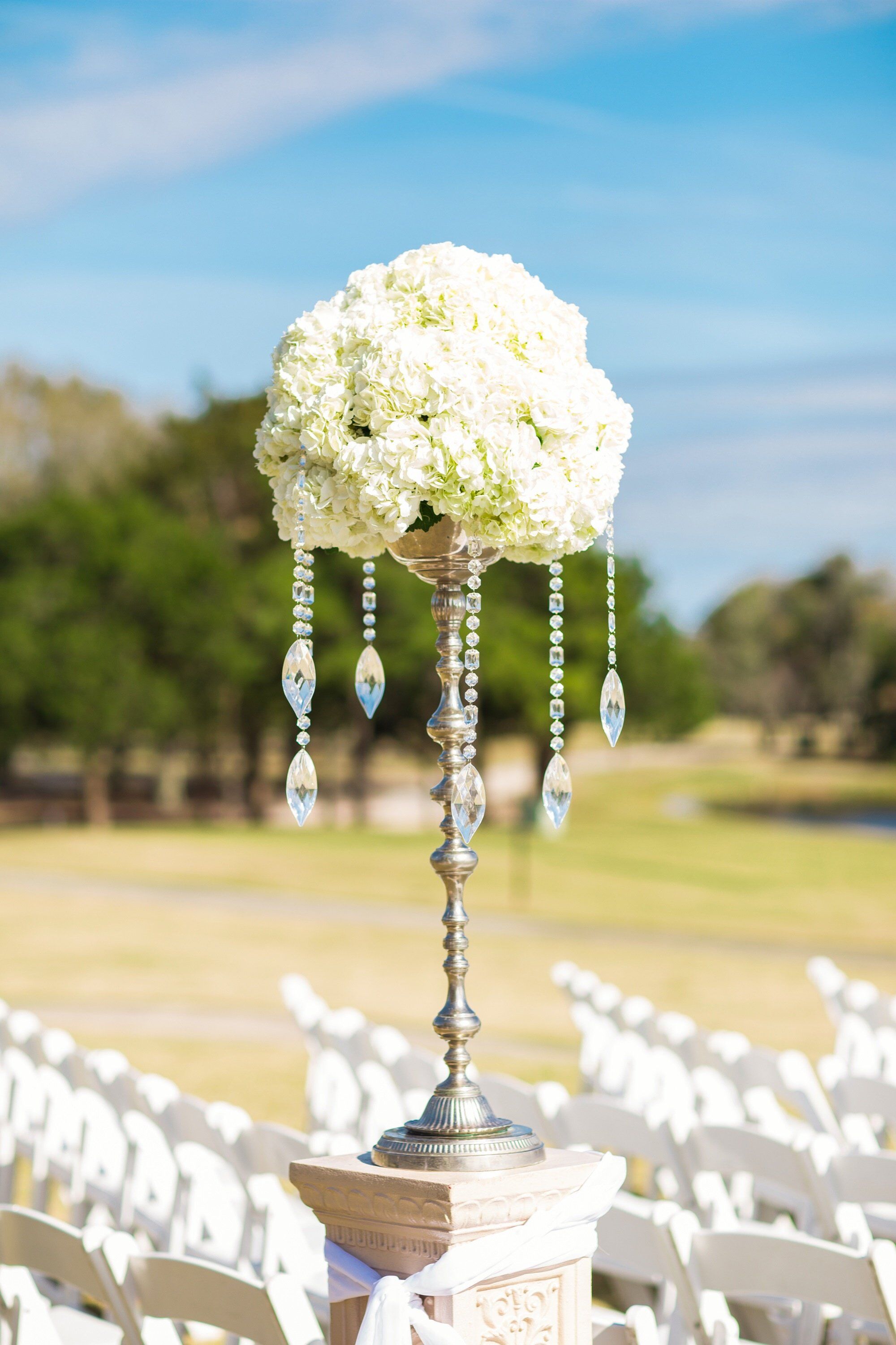 Hydrangea Ceremony Decor