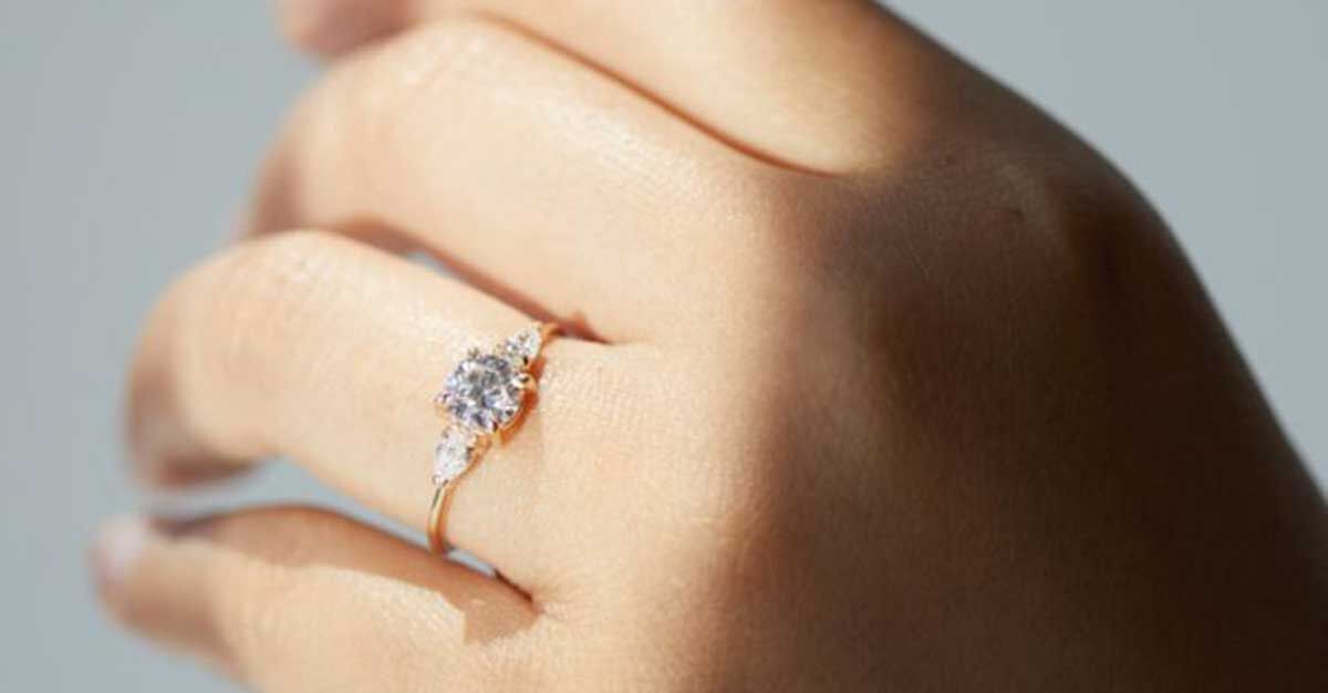 Diamond Engagement Ring 1/4 ct tw Round-cut 10K White Gold - Kay