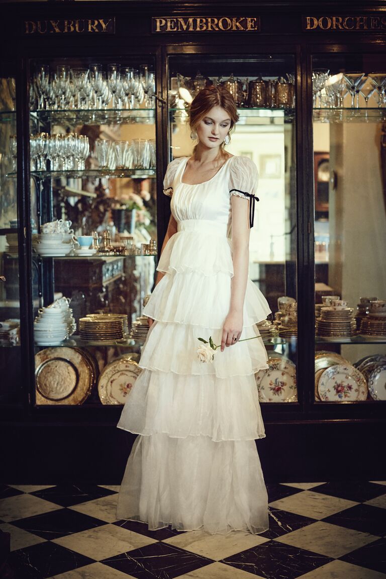 Shop vintage-inspired wedding dresses for your wedding day.