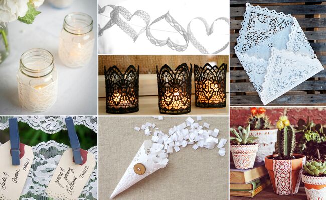 7 Lace Inspired Diy Wedding Projects For Any Reception Style