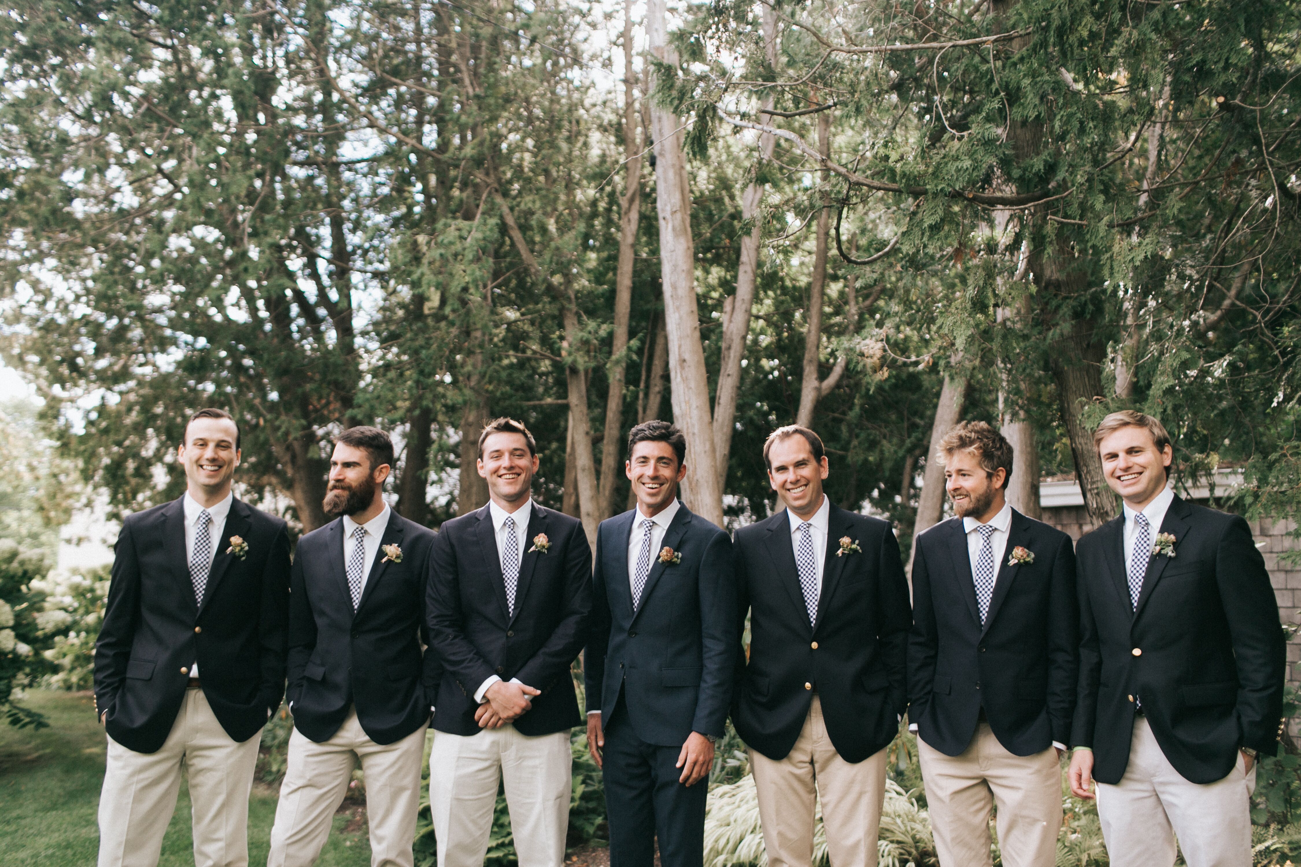 Groomsmen in Khakis