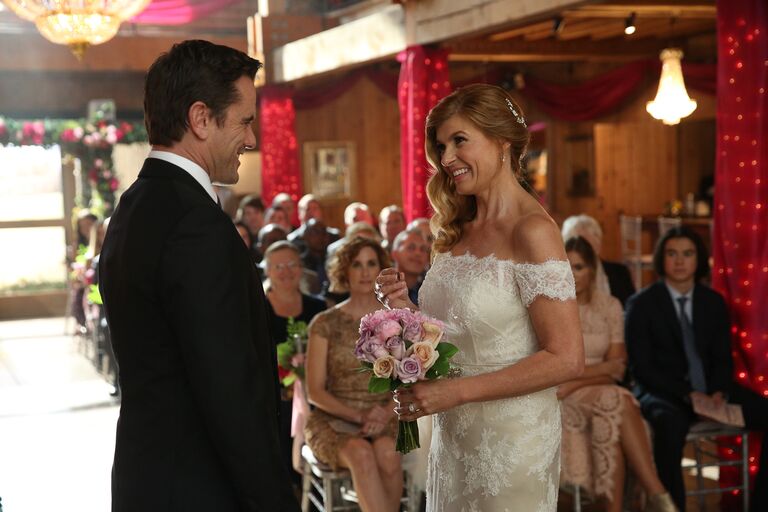 Rayna Jaymes Wedding  Dress  on Nashville  A Behind the 