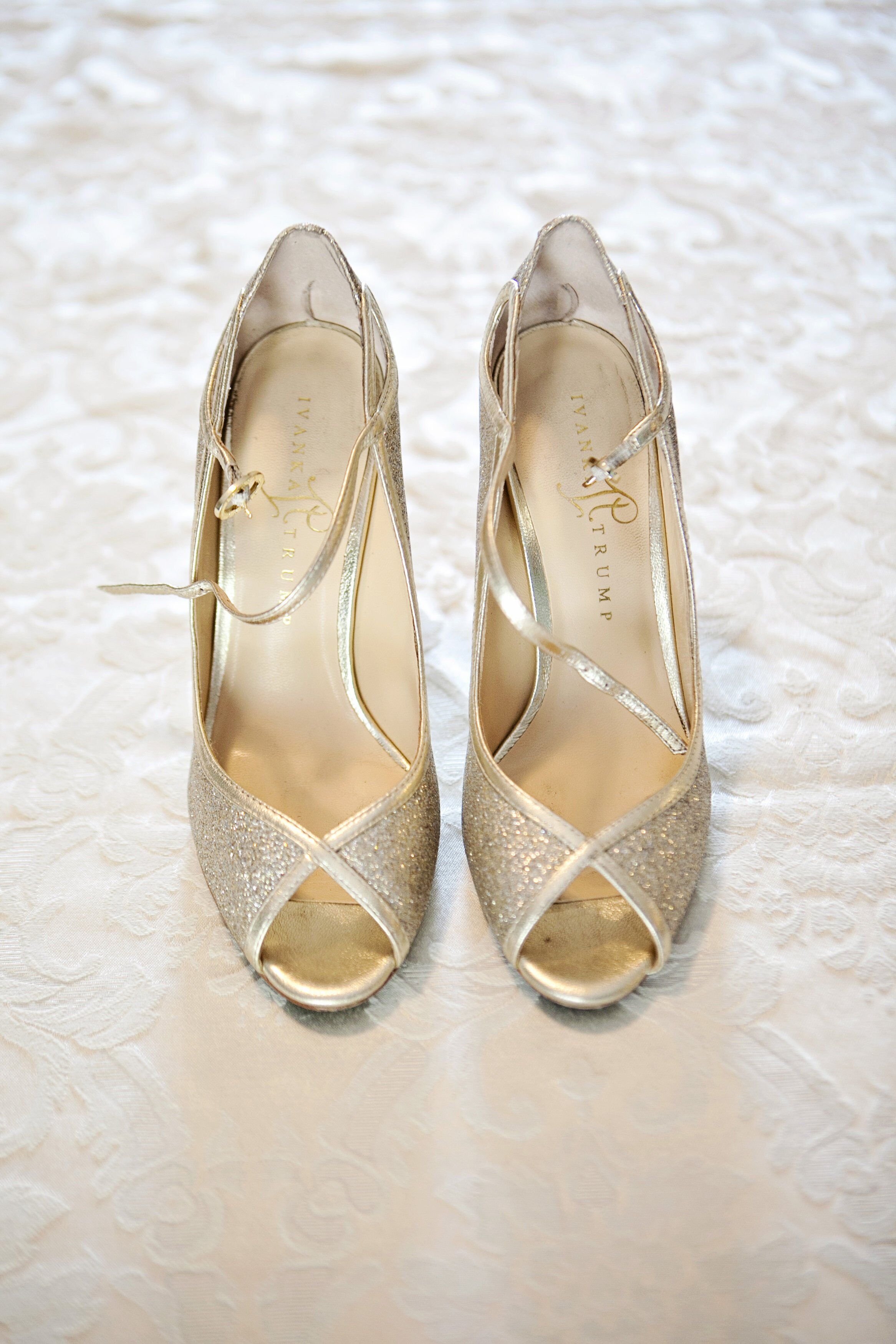 Gold Bridal Shoes