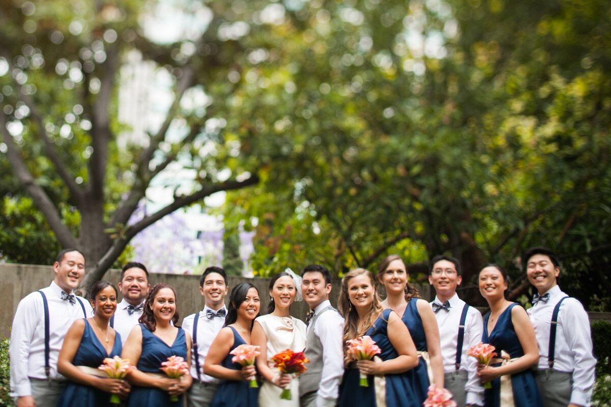 Navy Blue Bridesmaid Dresses