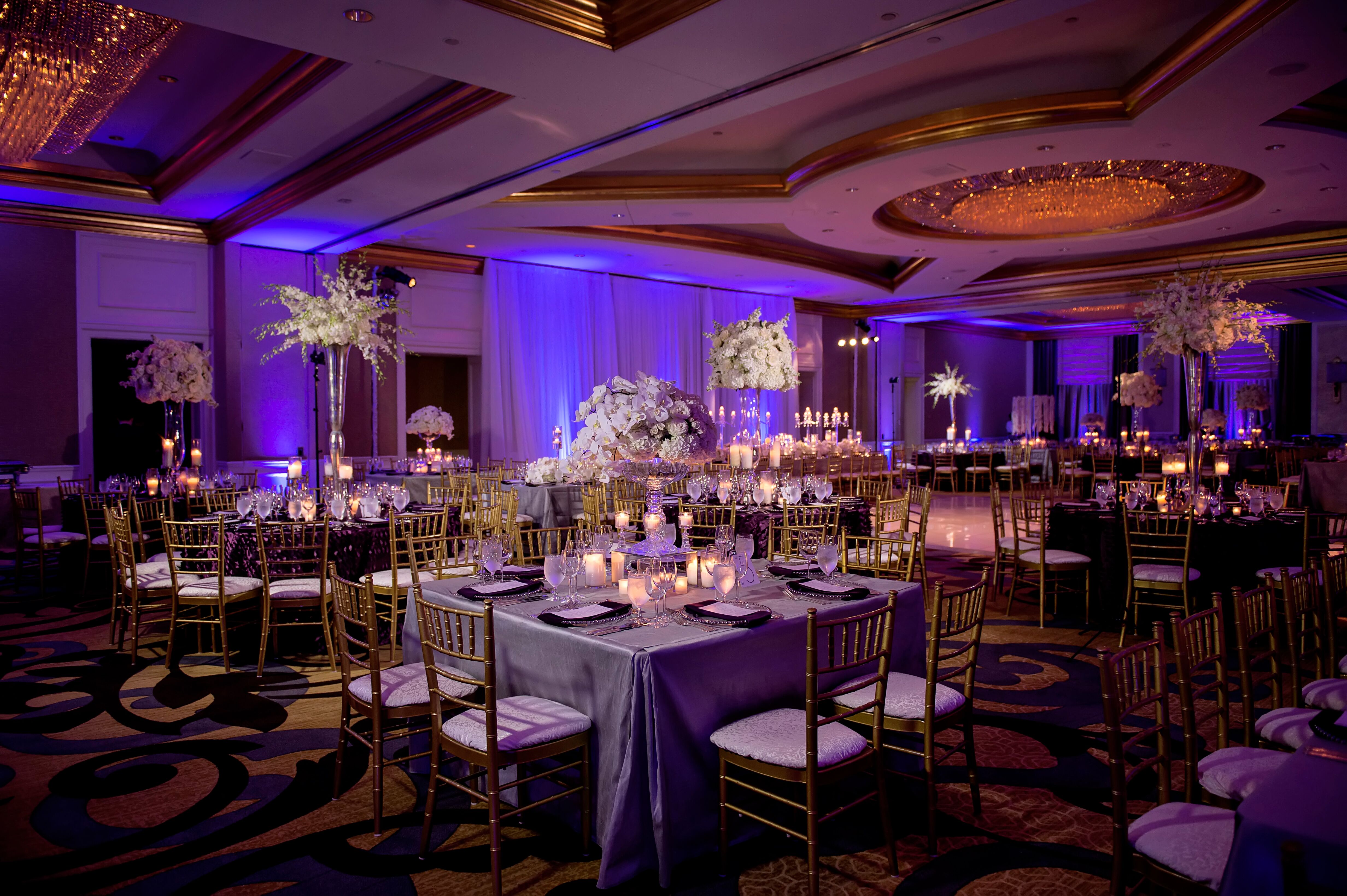 Glamorous Purple Reception