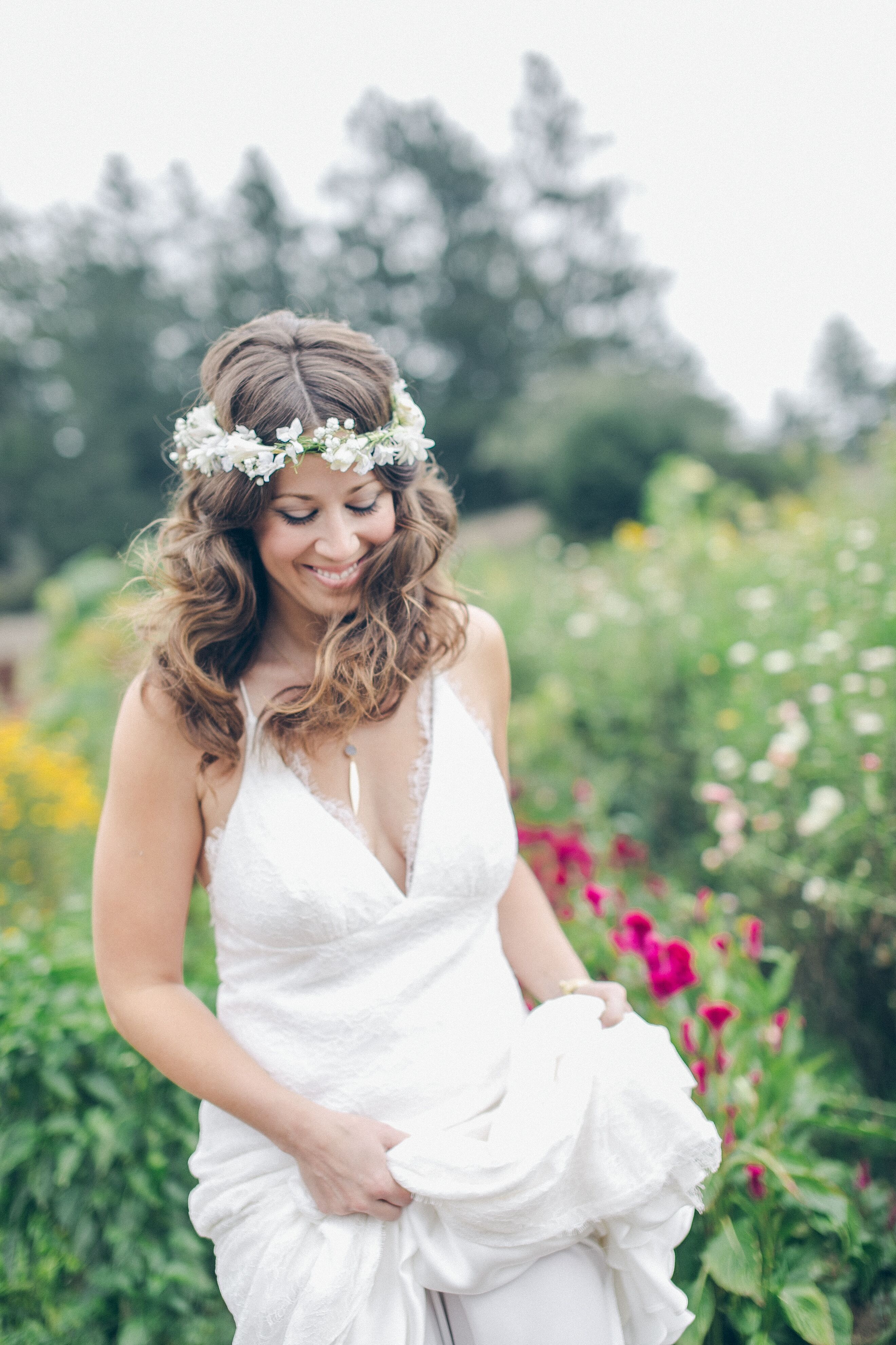 White Tuberose Flower Crown