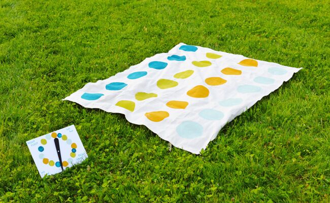 DIY Your Own Colorful Summer Twister Game