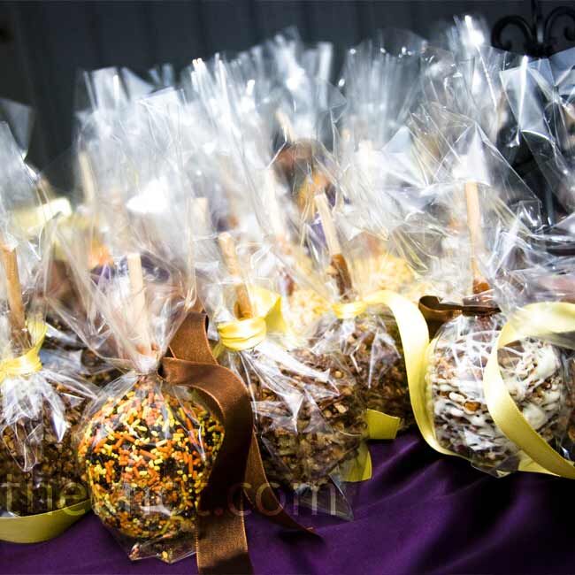 Caramel Apple Wedding Favors