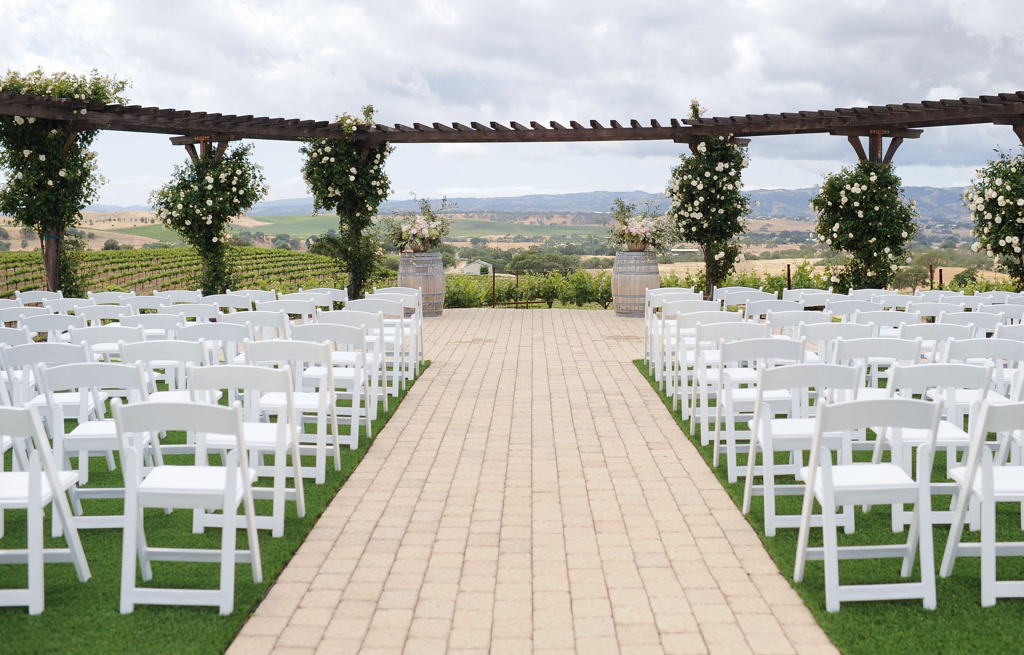 Pear Valley Winery Stone Terrace Ceremony