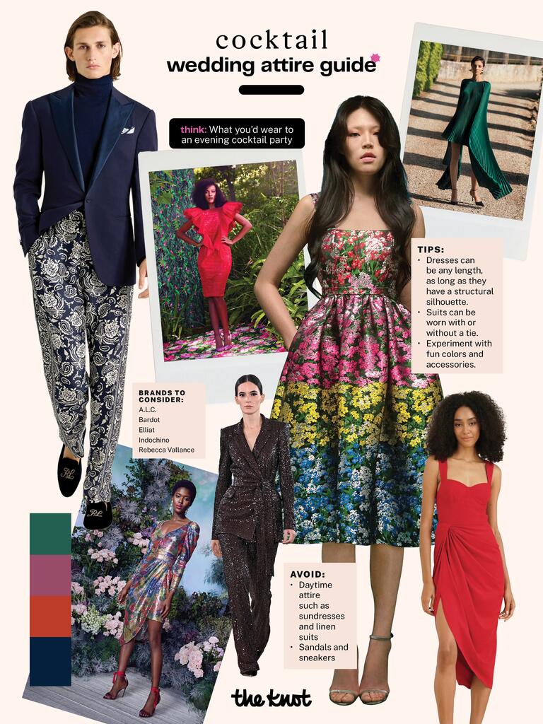 what's considered a cocktail dress What Wedding Cocktail Attire Means for Guests: A Guide