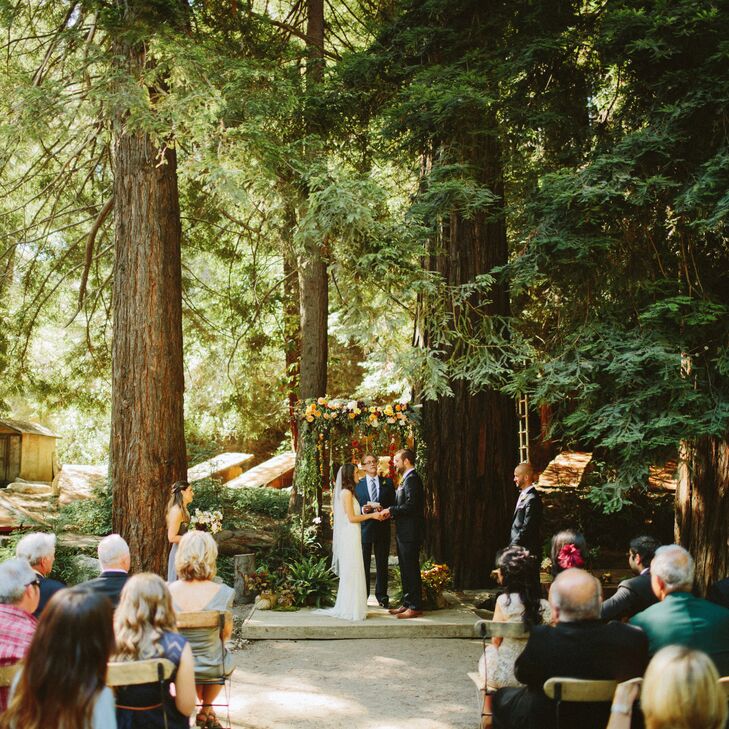 A Natural, Rustic Outdoor Wedding at Henry Miller Memorial Library in