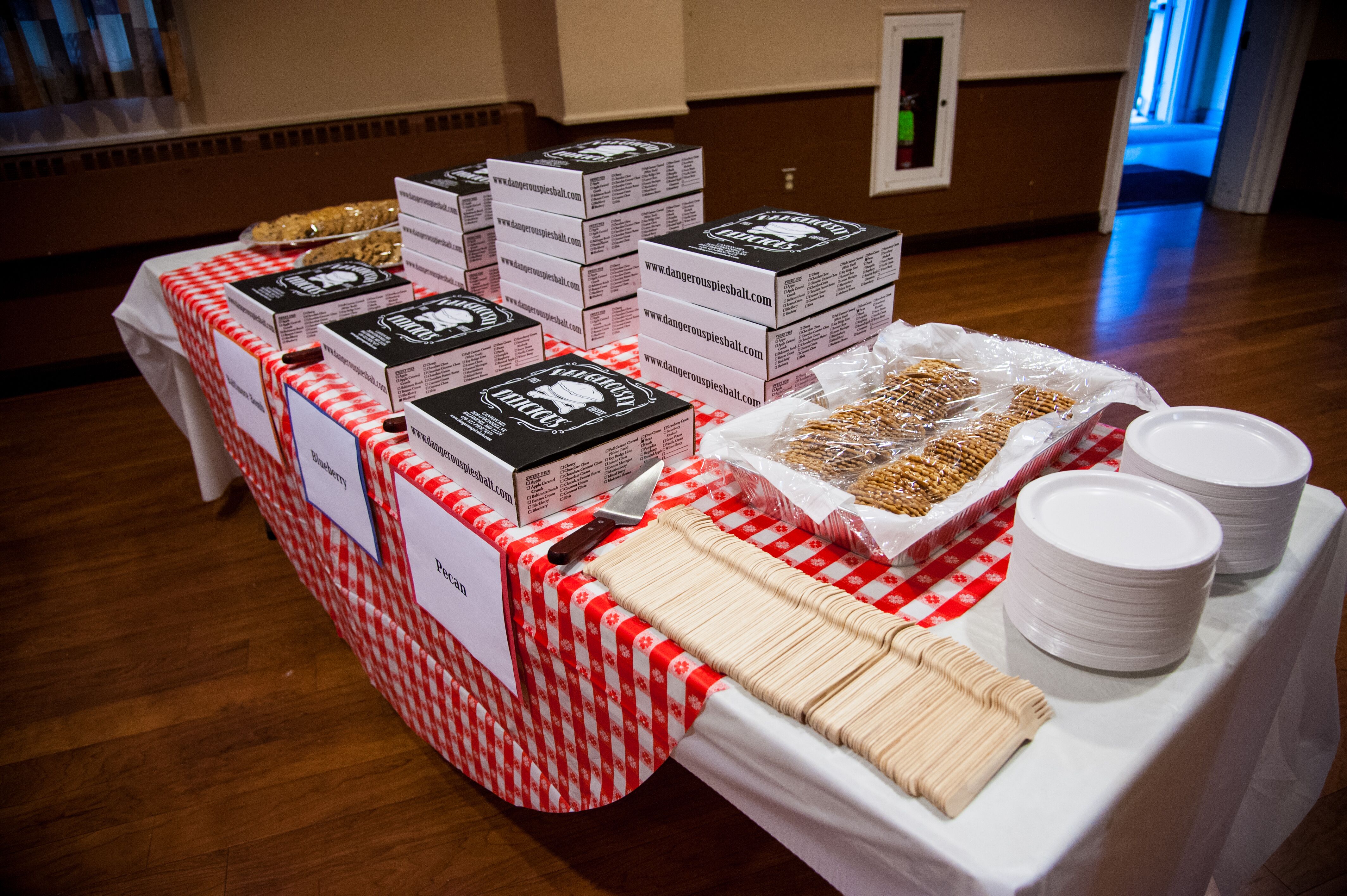 Assorted Pies Dessert Table
