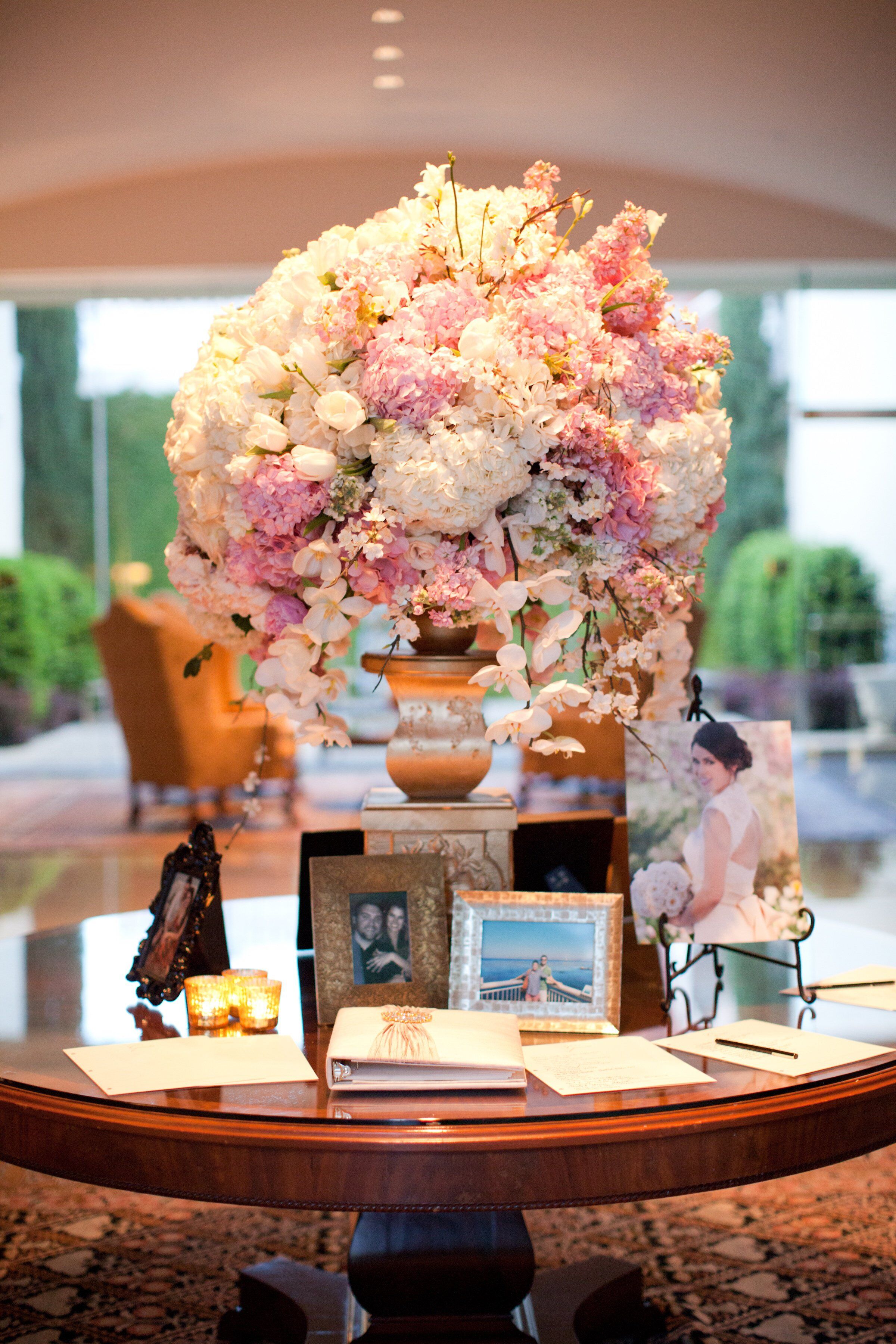 Elegant Guest Book Table