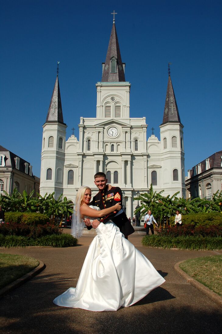 A Military Wedding at St. Louis Cathedral in New Orleans, Louisiana
