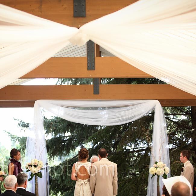 Draped Tulle Pavilion