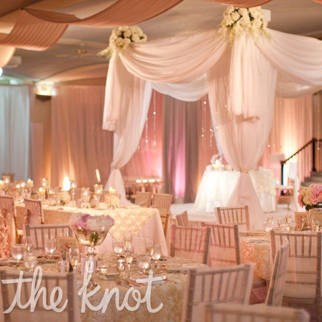 White Sweetheart Table Decor