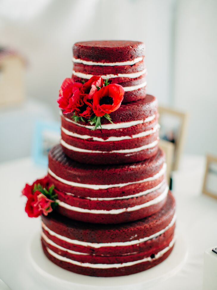 Red Velvet Naked Cake