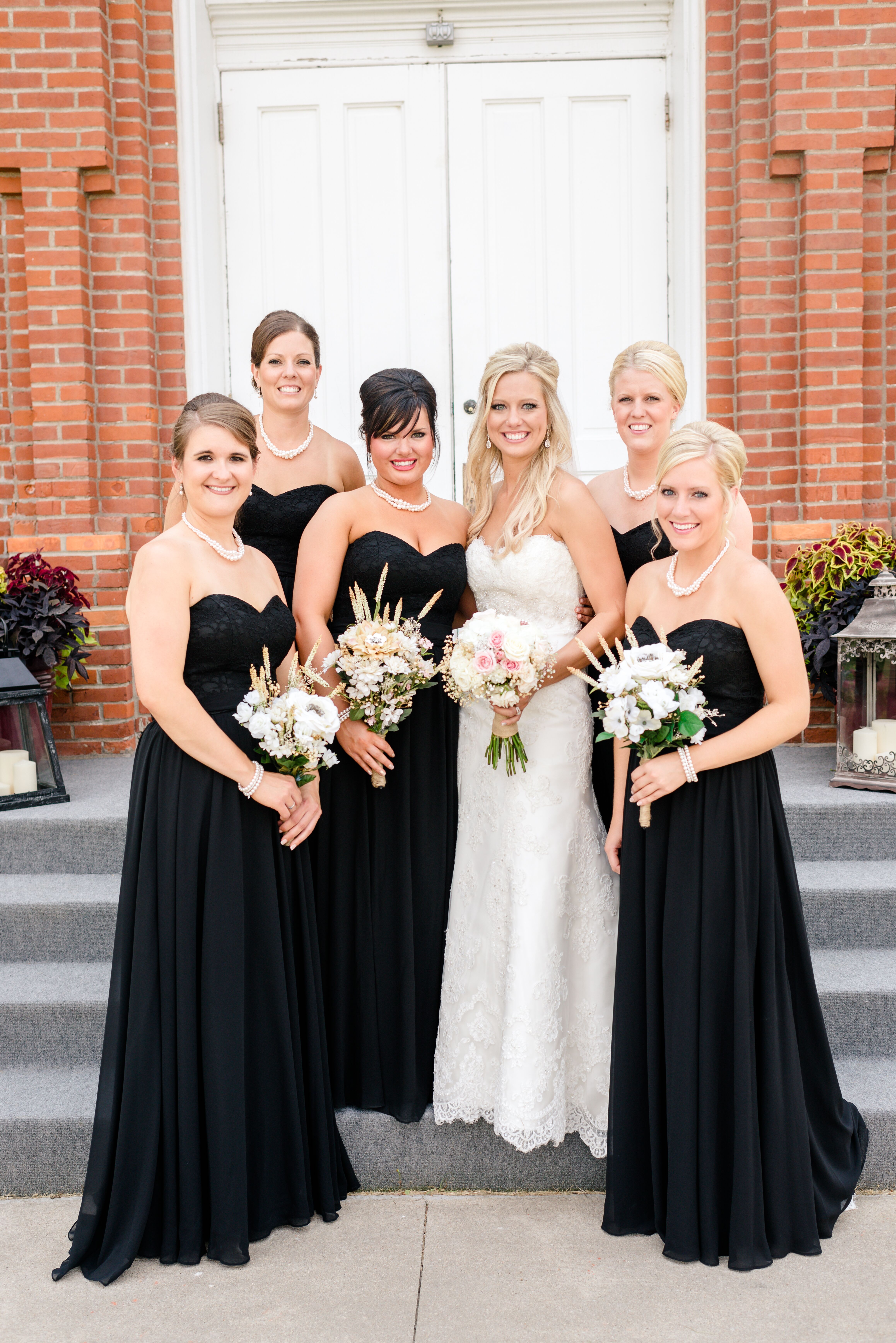 Black maid outlet of honour dresses