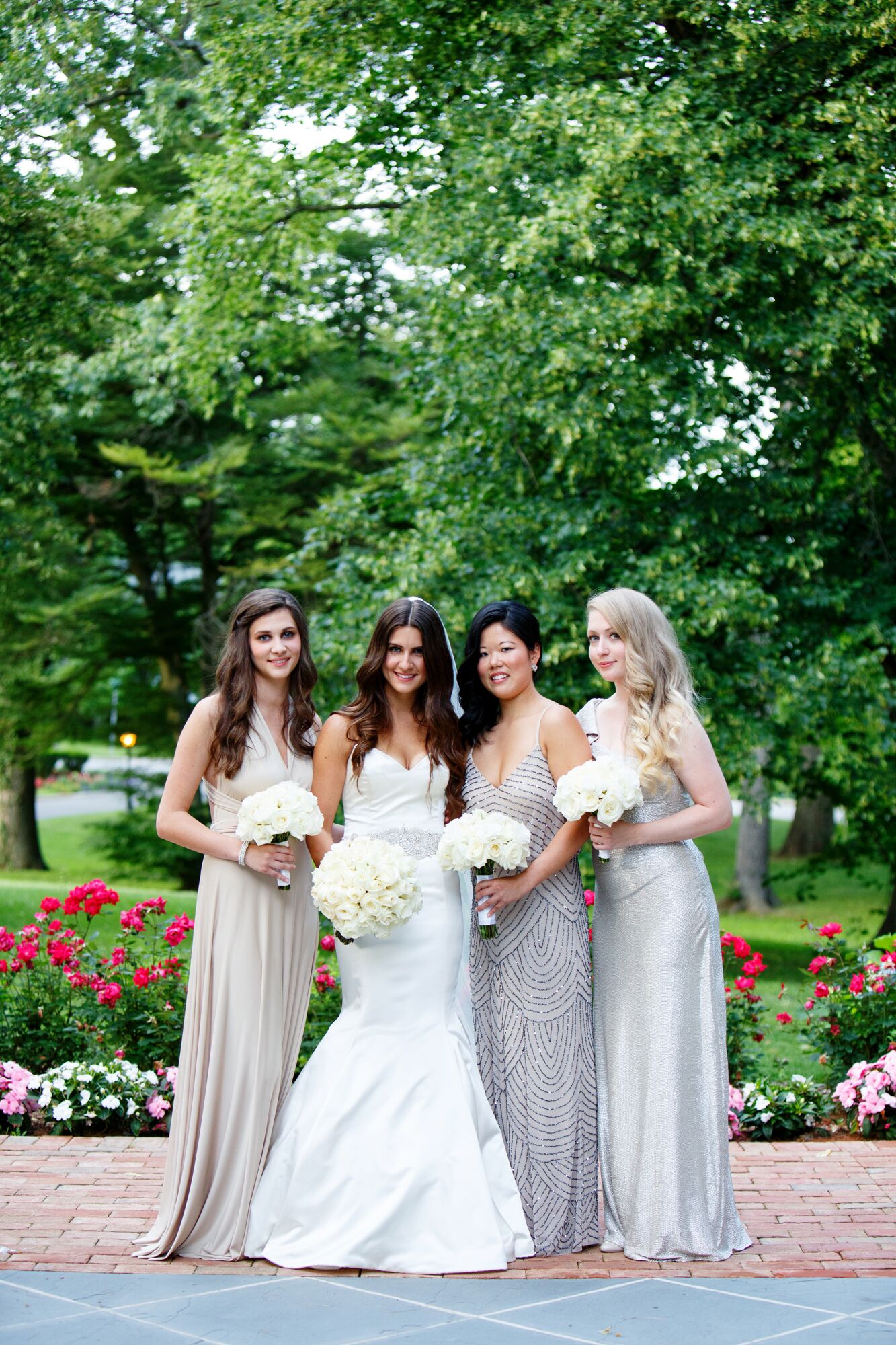 Silver matron of honor sales dresses