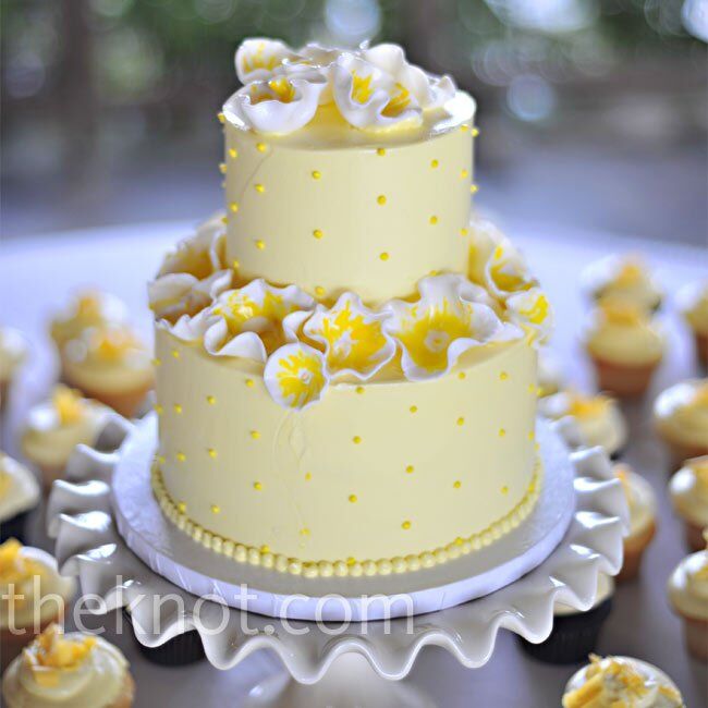 Yellow Floral Cake