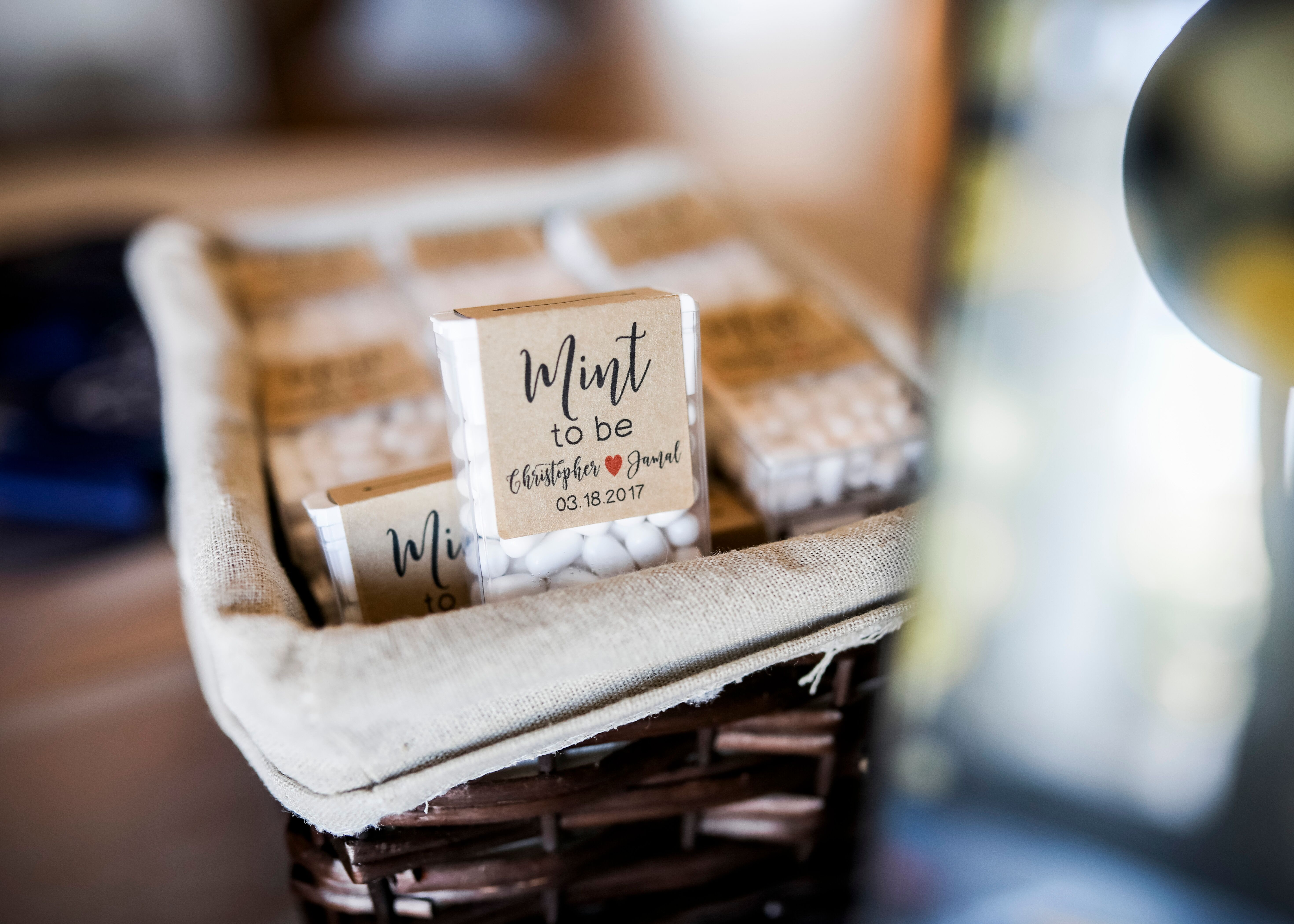 Personalized Mint Candy Favors