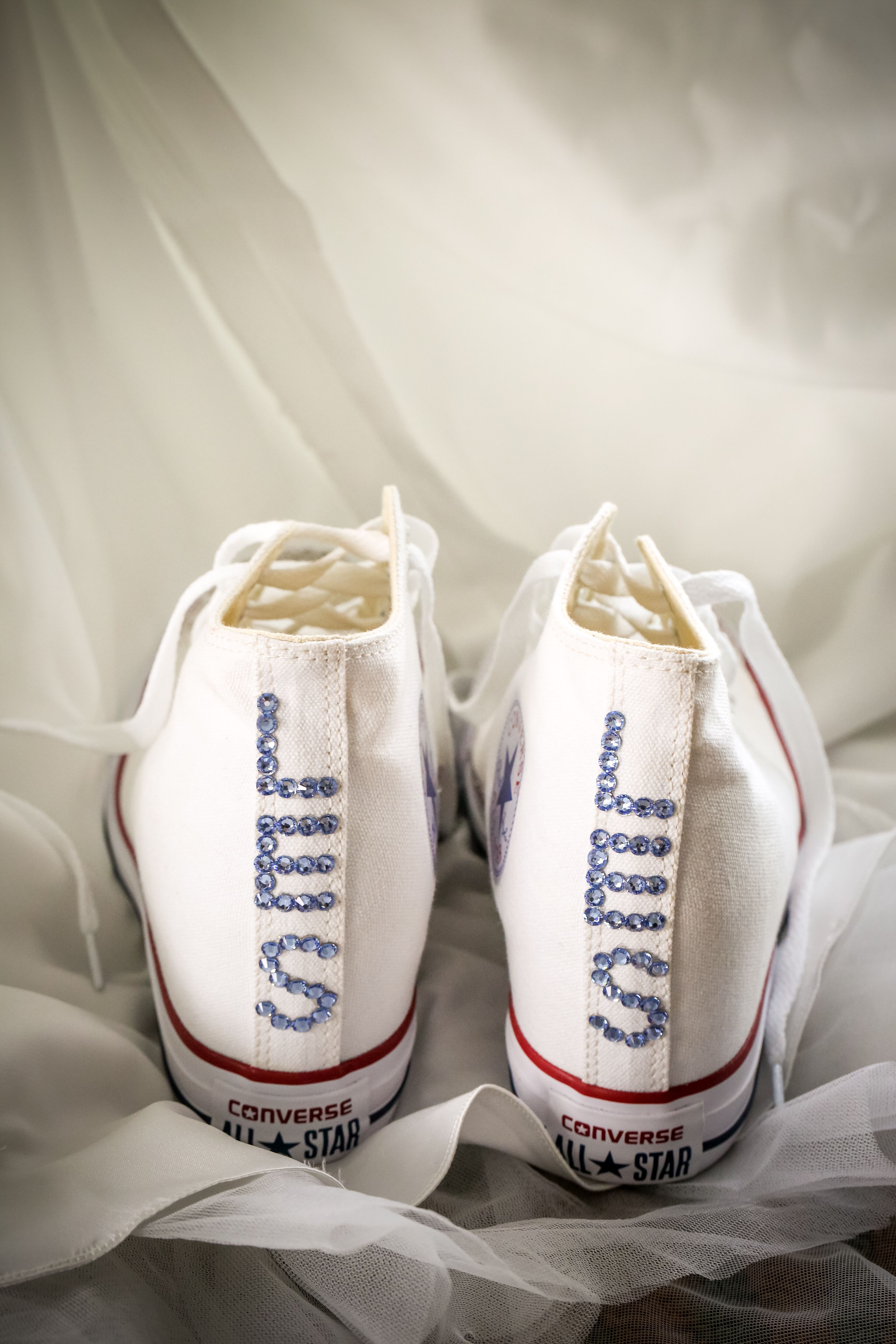 embellished converse sneakers