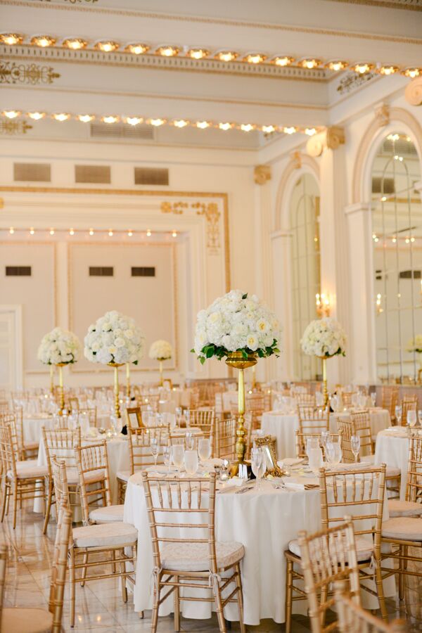 Gold and Ivory Decorated Reception Space