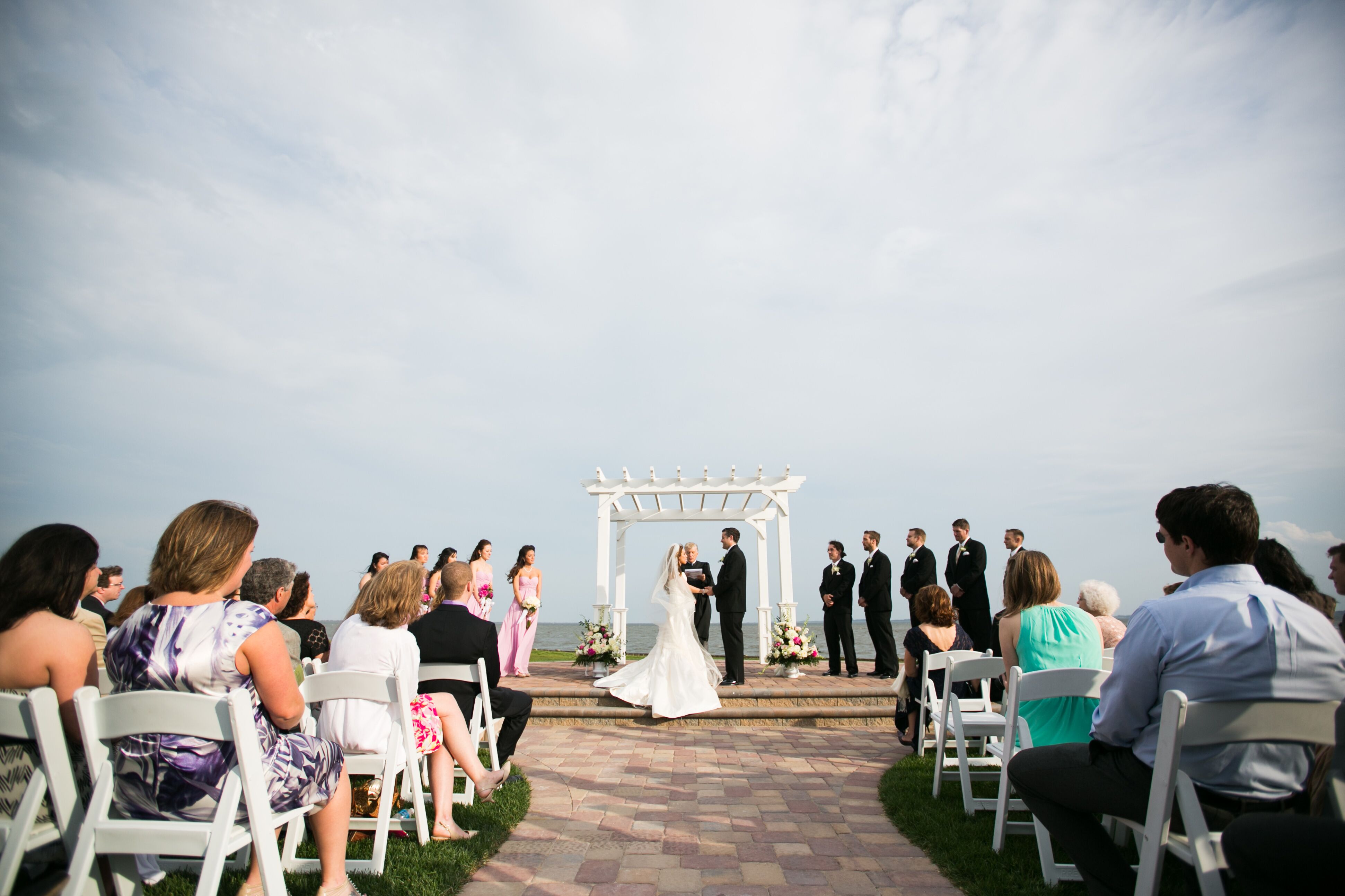 Wedding Ceremony At Rehoboth Beach Yacht And Country Club