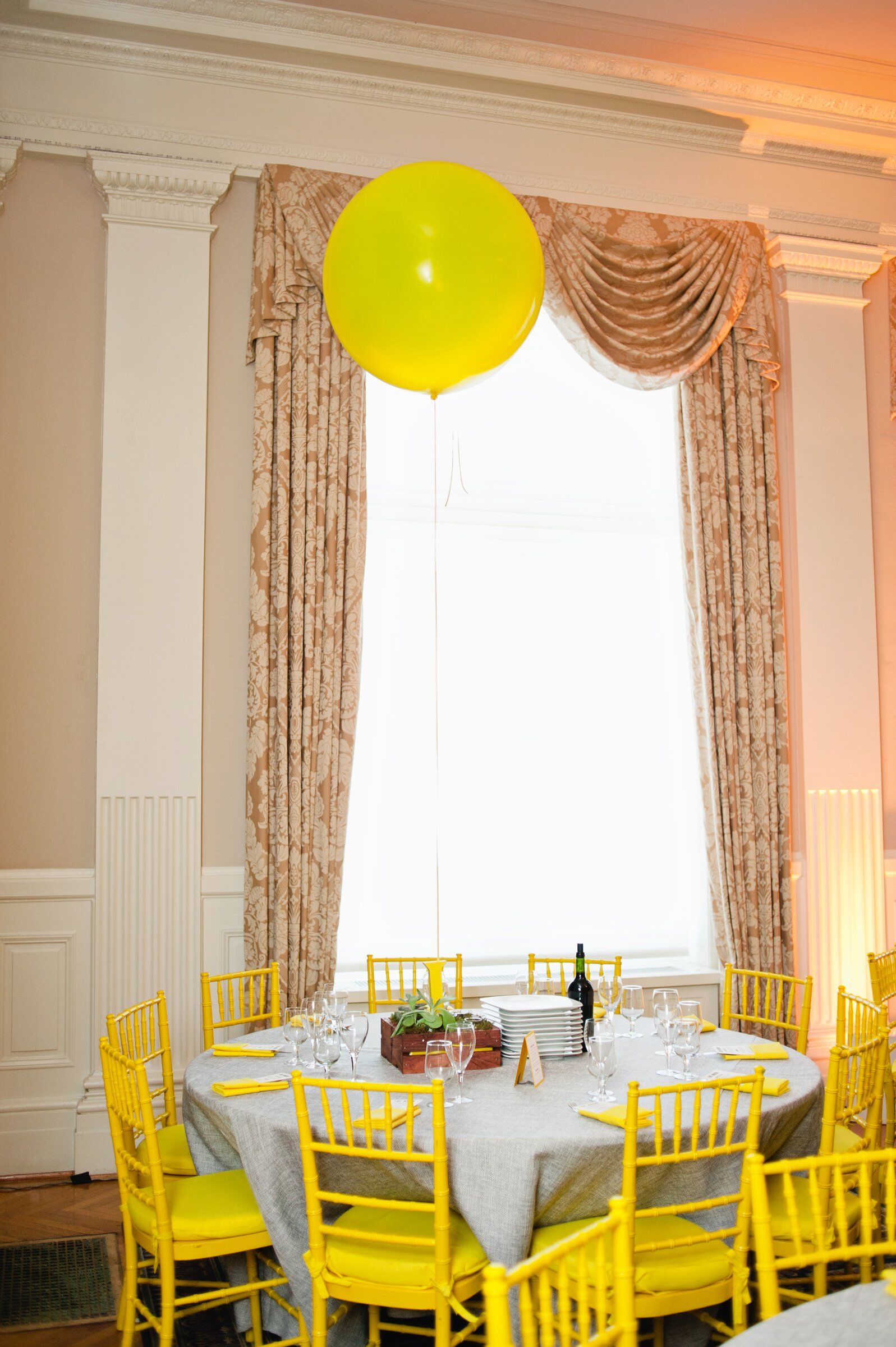 Bright Yellow Chiavari Chairs