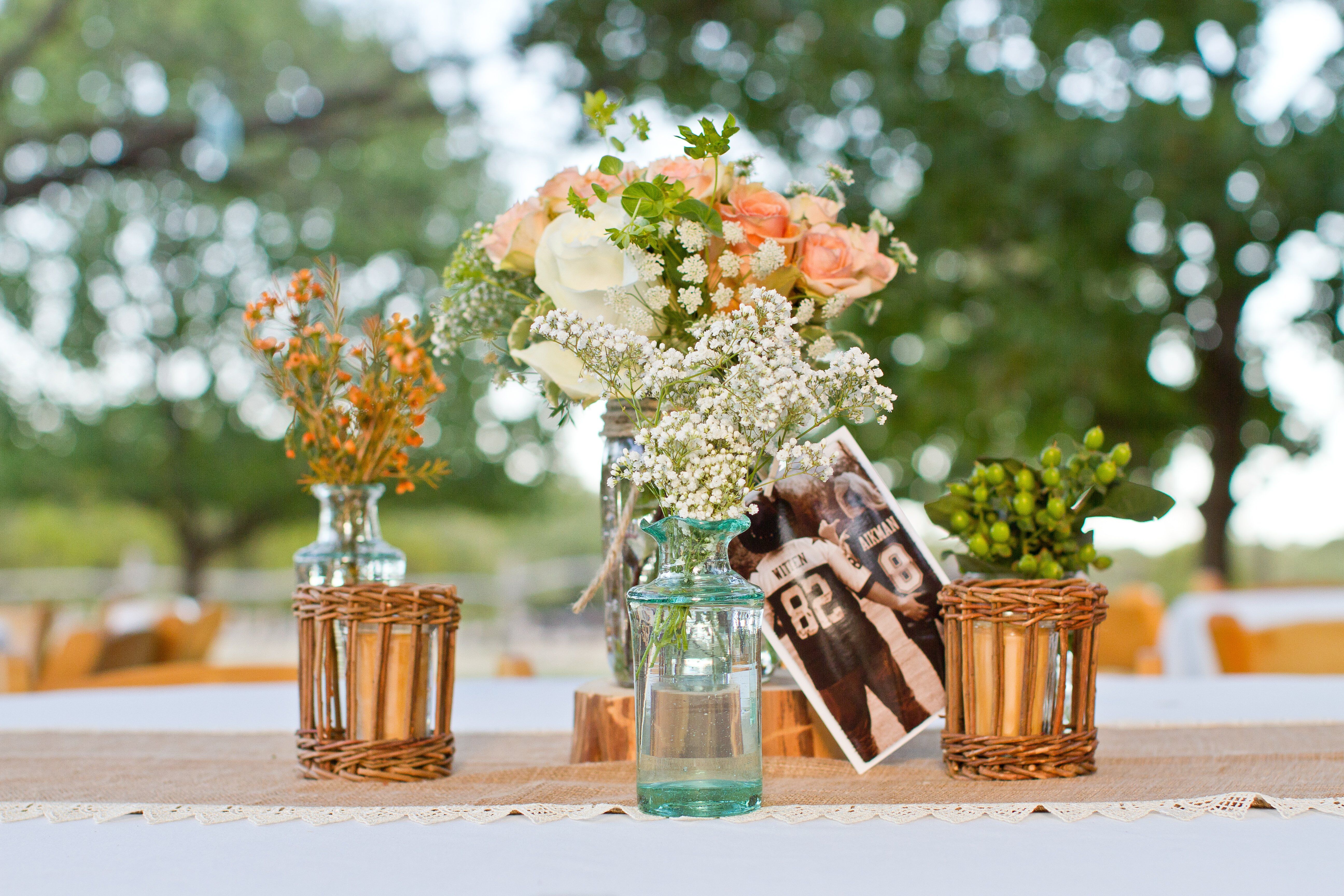 Reception Centerpieces and Decor