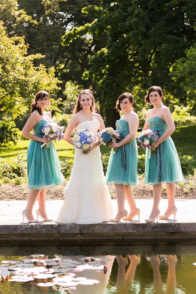 Ivy ☀ Aster Green Bridesmaid Dresses