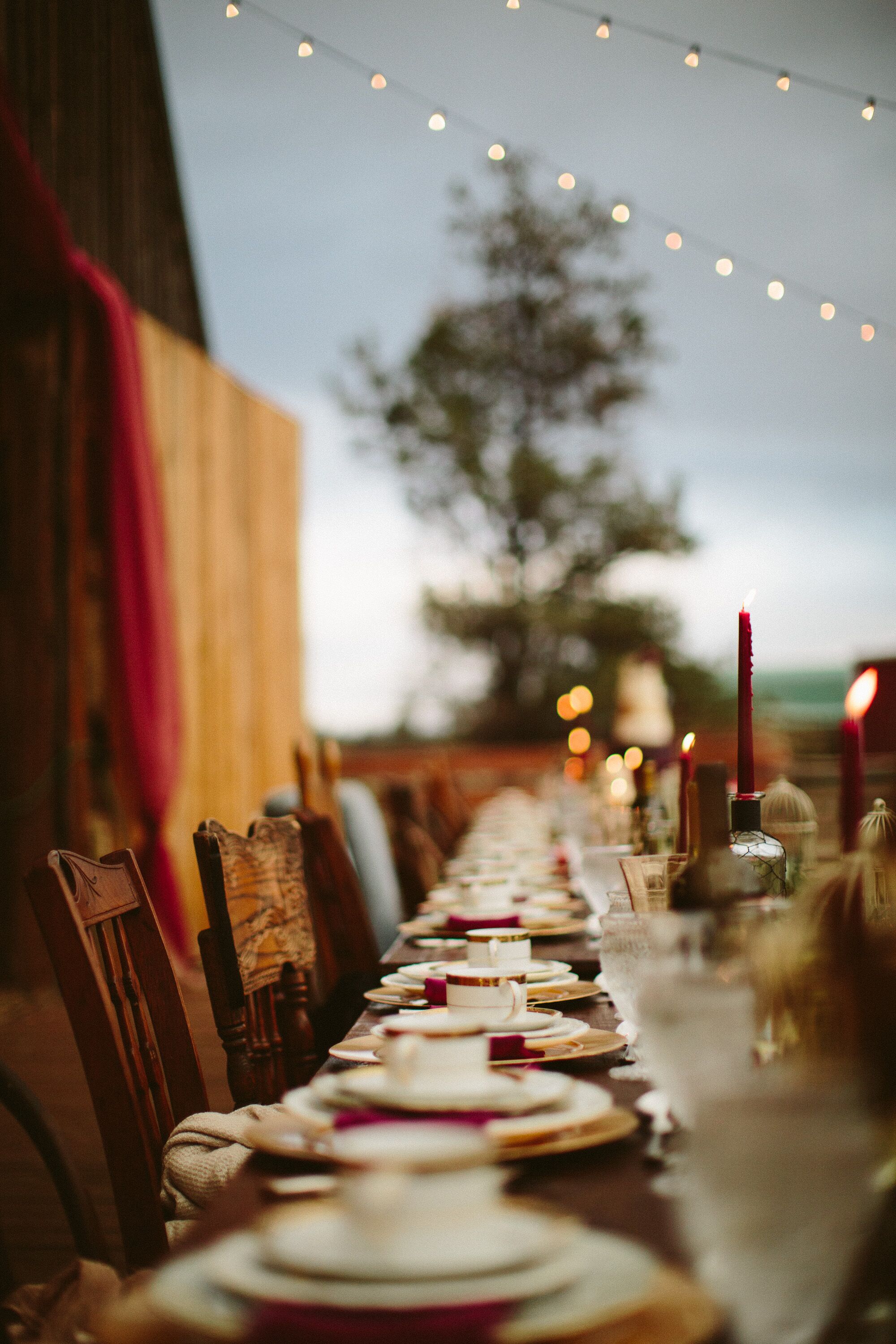 Family-Style Dinner Reception