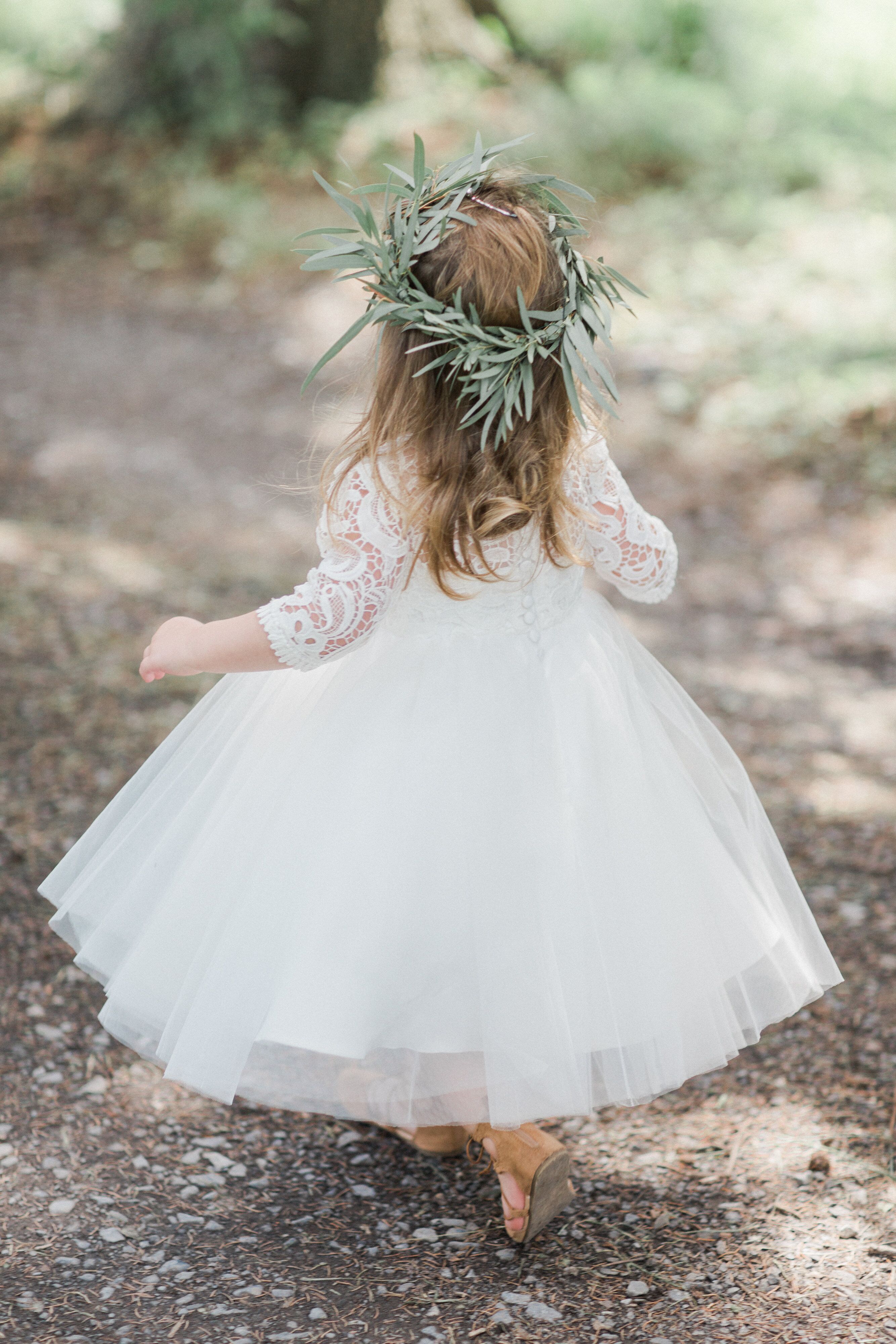 The knot flower girl sales dresses