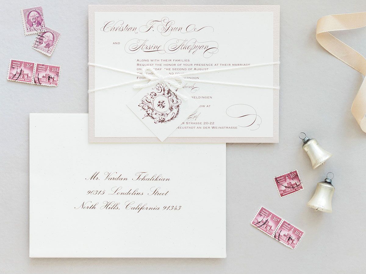 Stamp Wedding Invitation Ideas 6