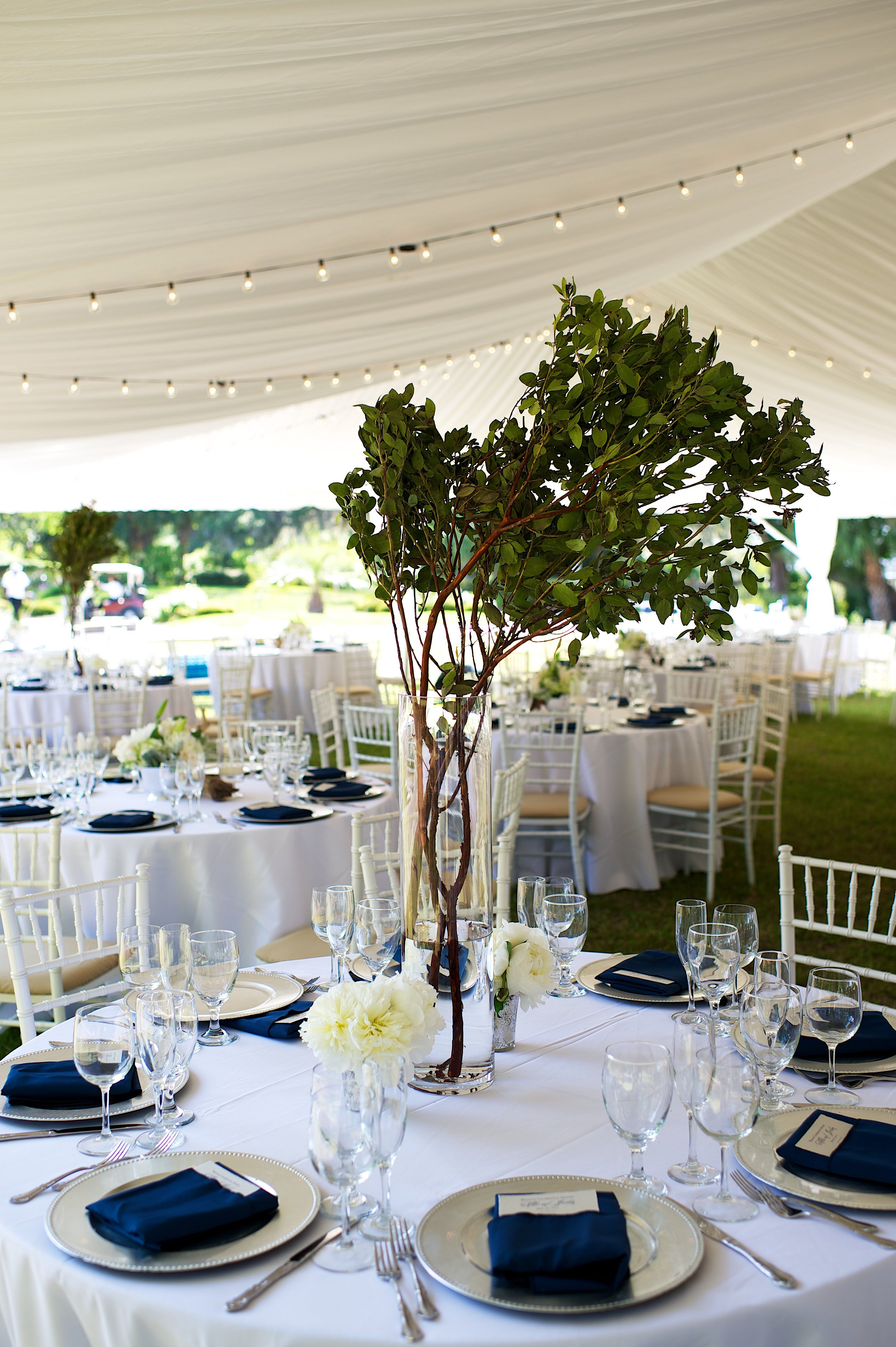 Whimsical Tree Branch Centerpieces