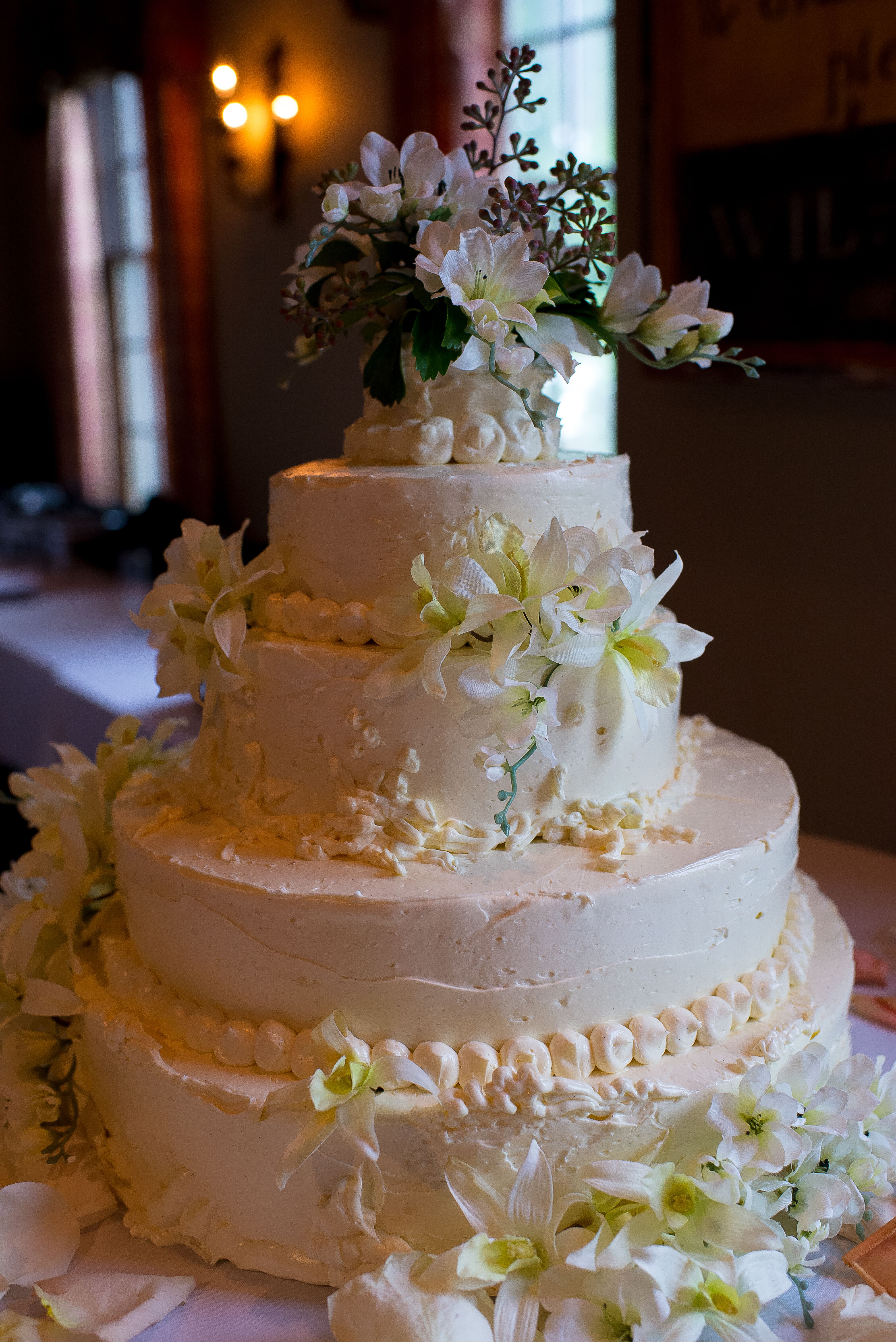 Tiered Cheesecake Wedding Cake 