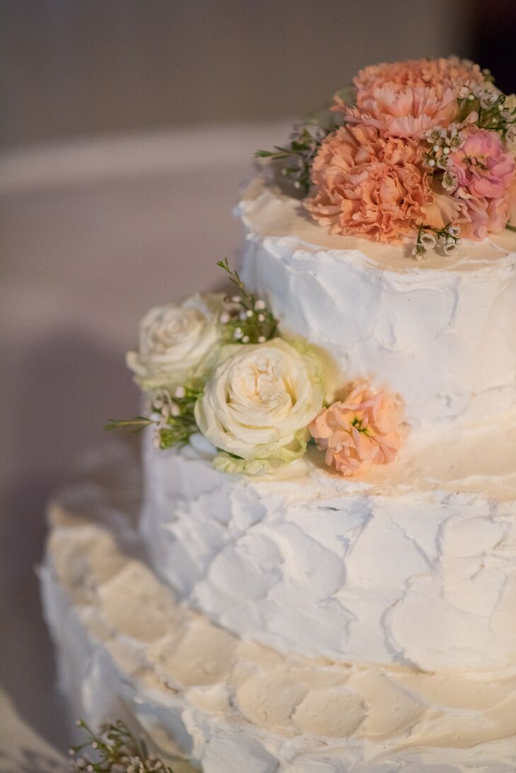Three Tier Buttercream Wedding  Cake 
