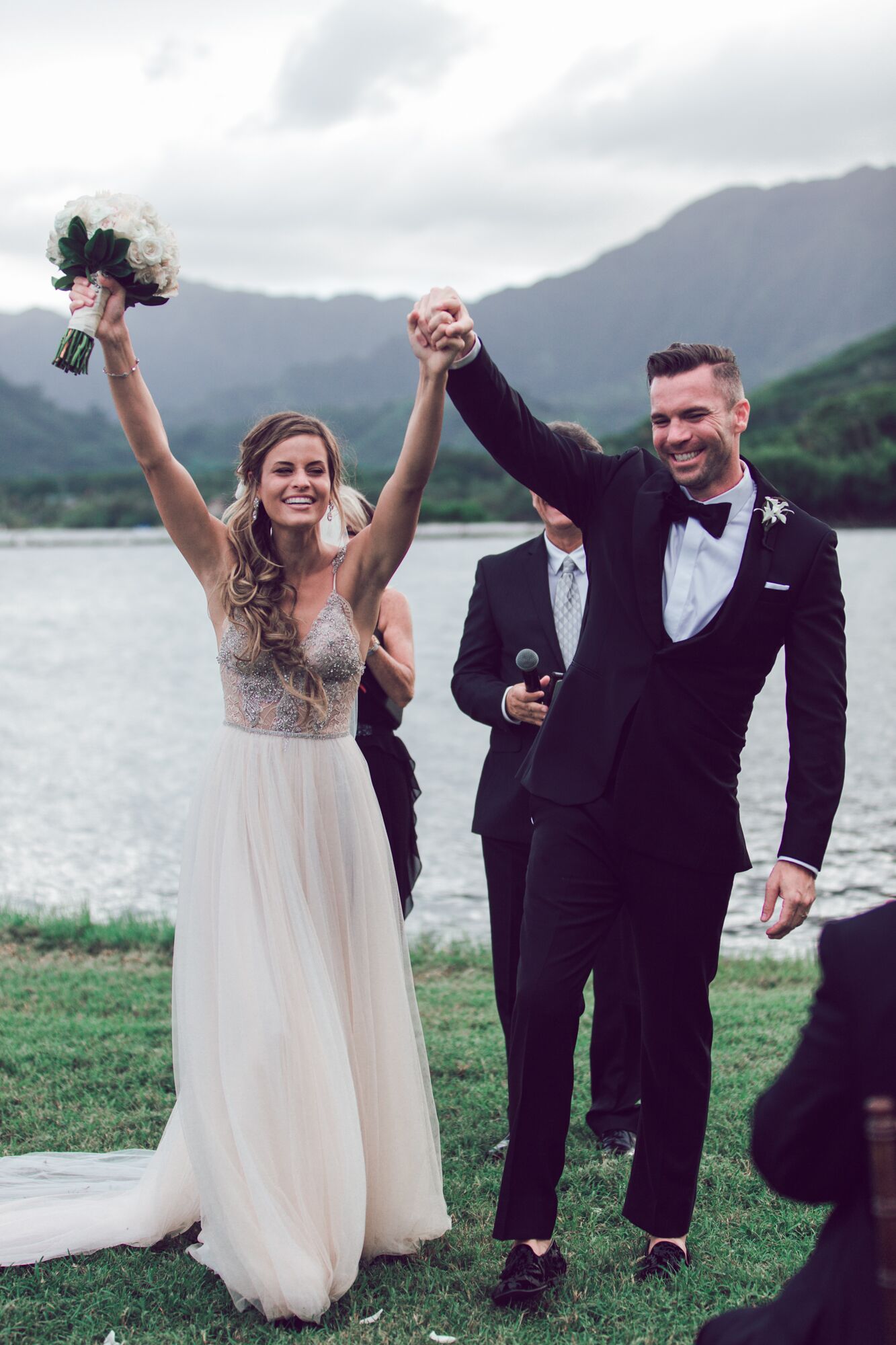 Classic Black Tux with Black Velvet Loafers