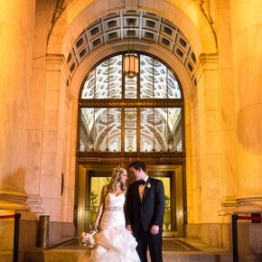 Elegant Black-and-white Wedding Party