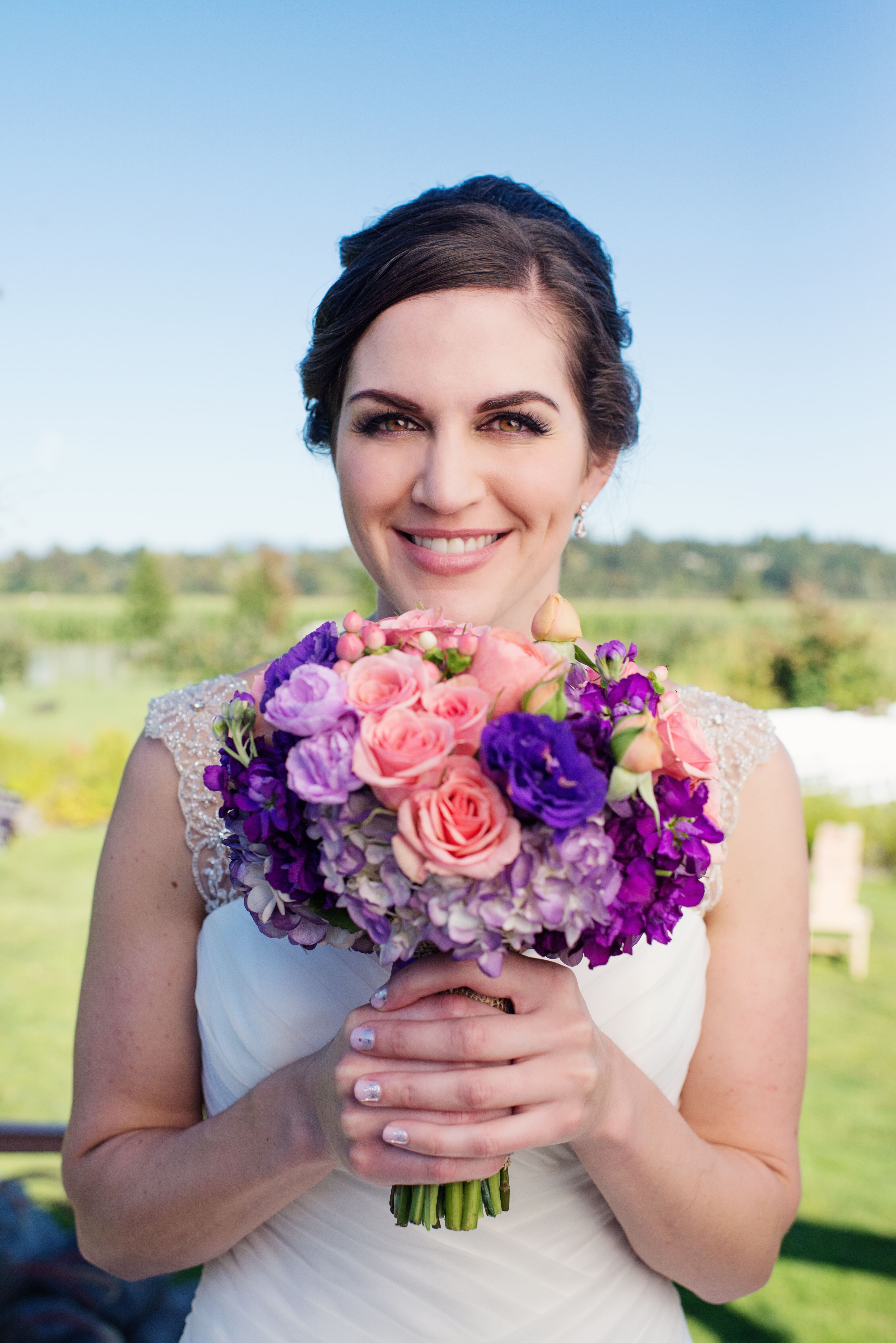 Hydrangea and Rose Bridal Bouquet