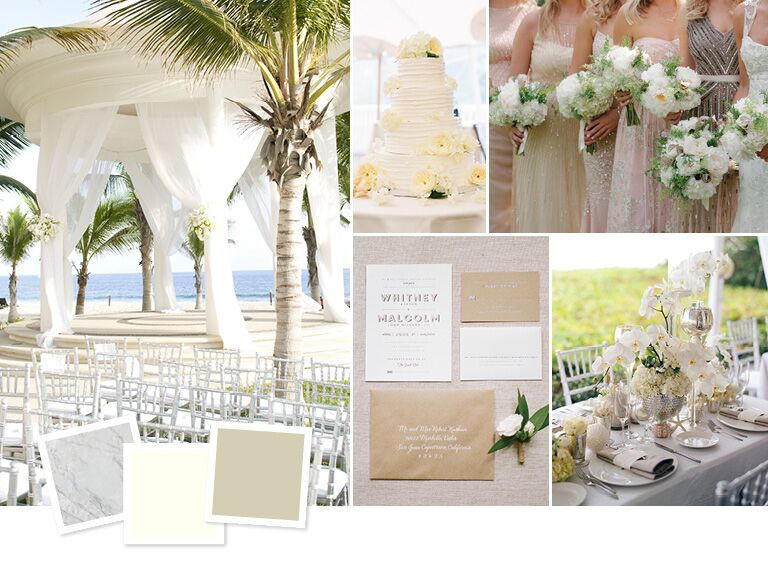 Beach Wedding Color Palettes We Love