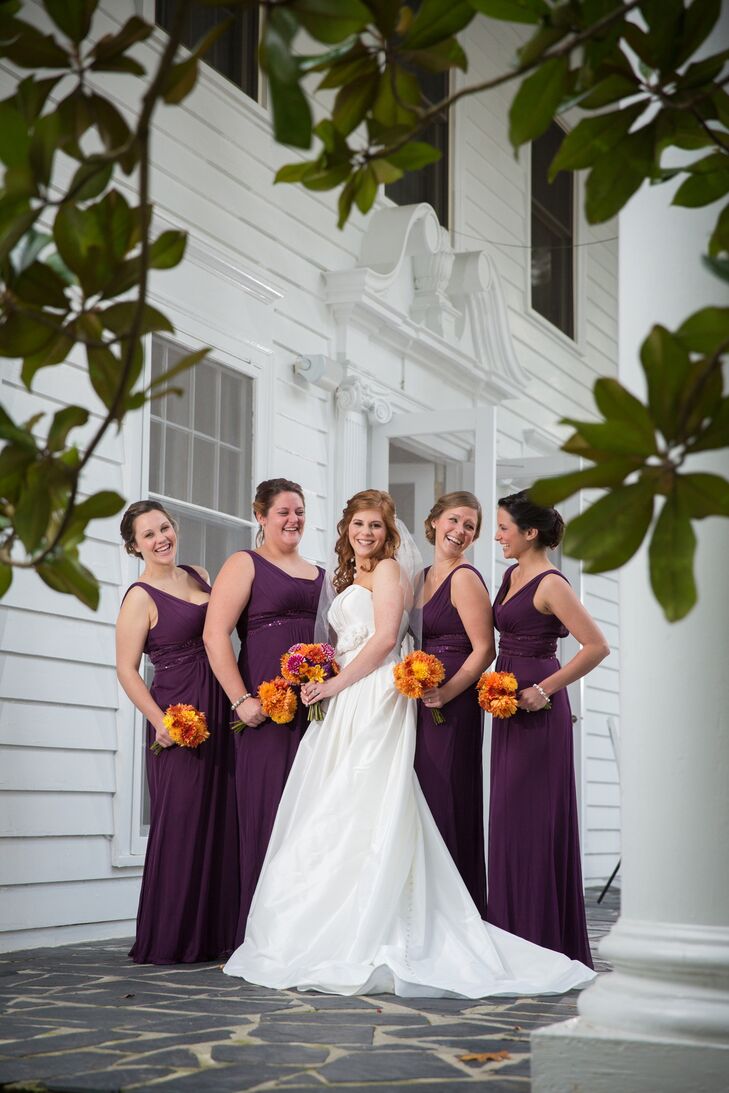  Formal  Dark Purple Bridesmaid Dresses 